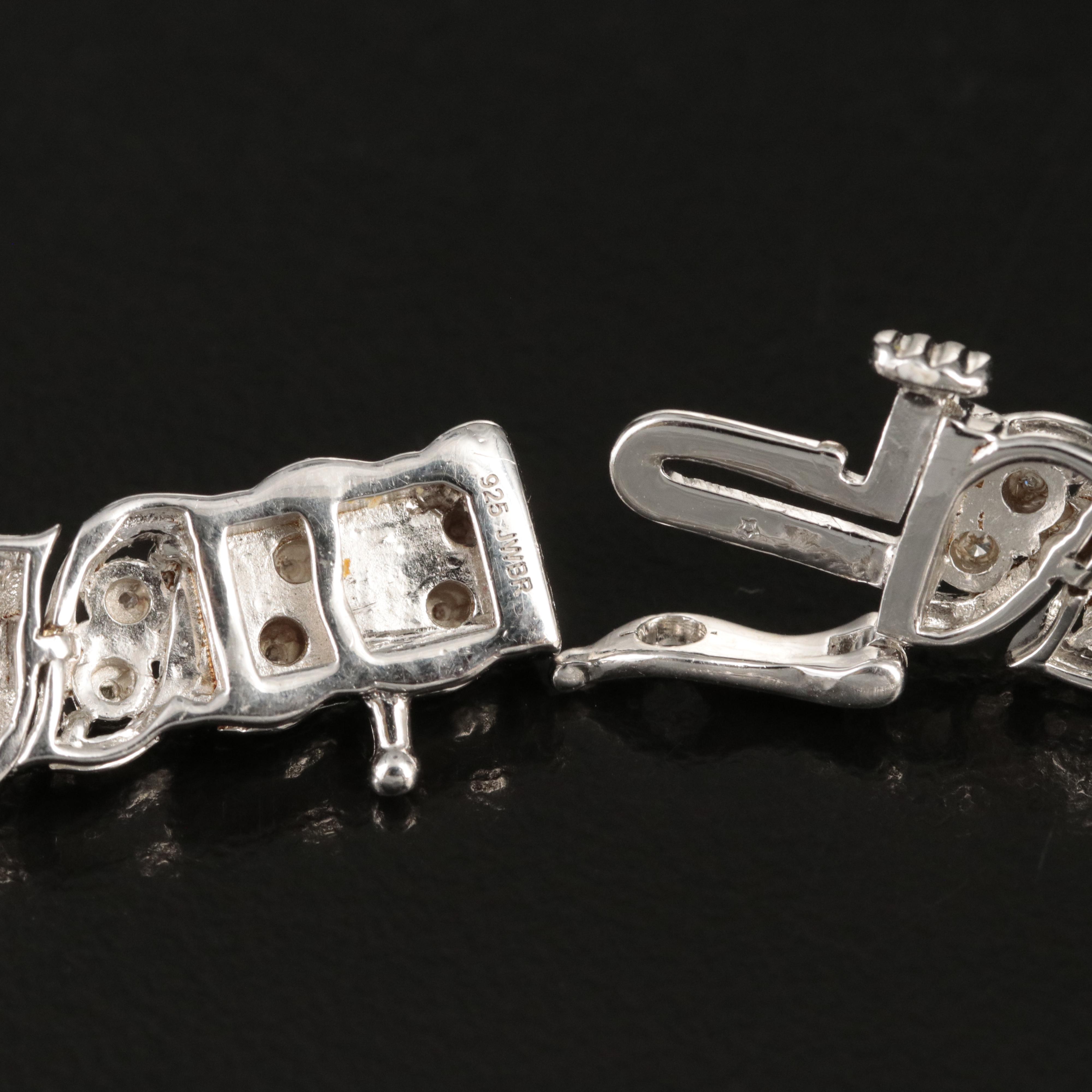 Sterling Diamond Bracelet