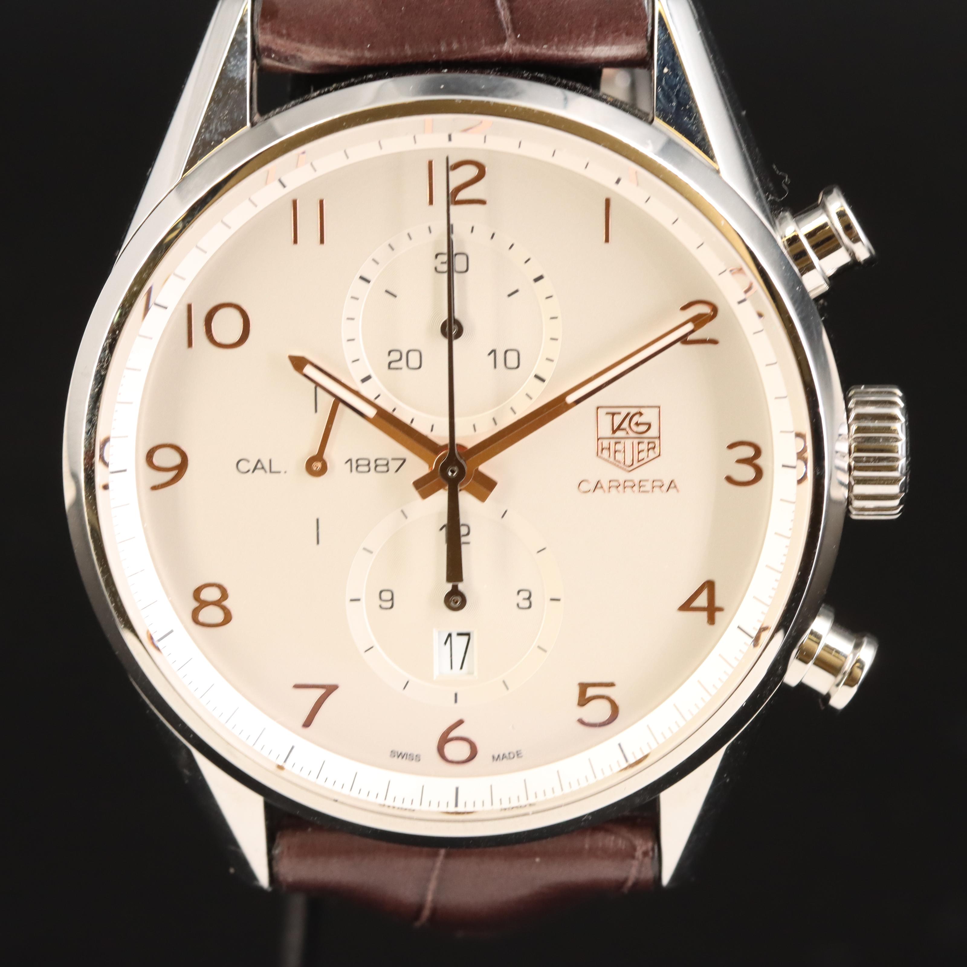 Tag Heuer Carerra Cal. 1887 Stainless Steel Watch