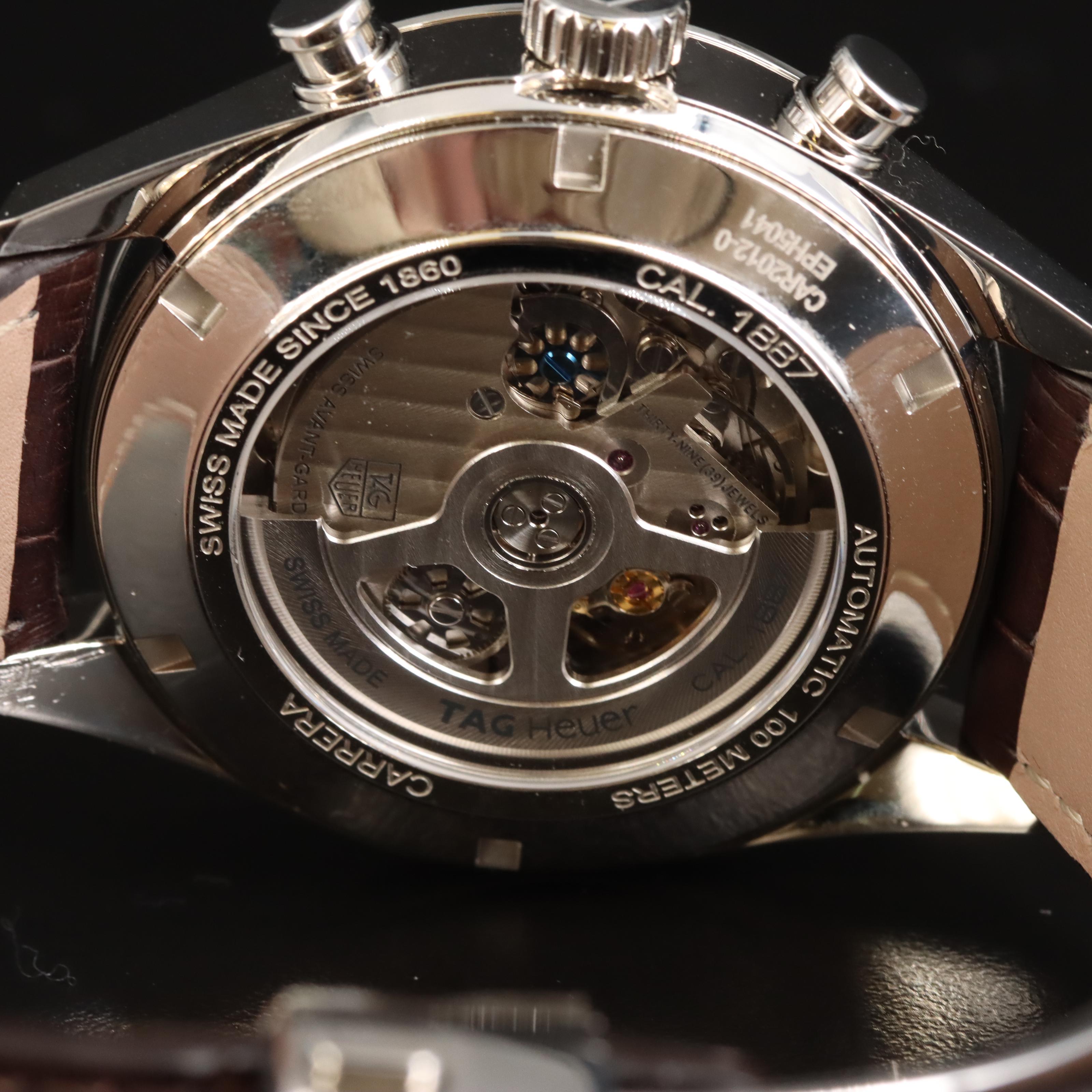 Tag Heuer Carerra Cal. 1887 Stainless Steel Watch