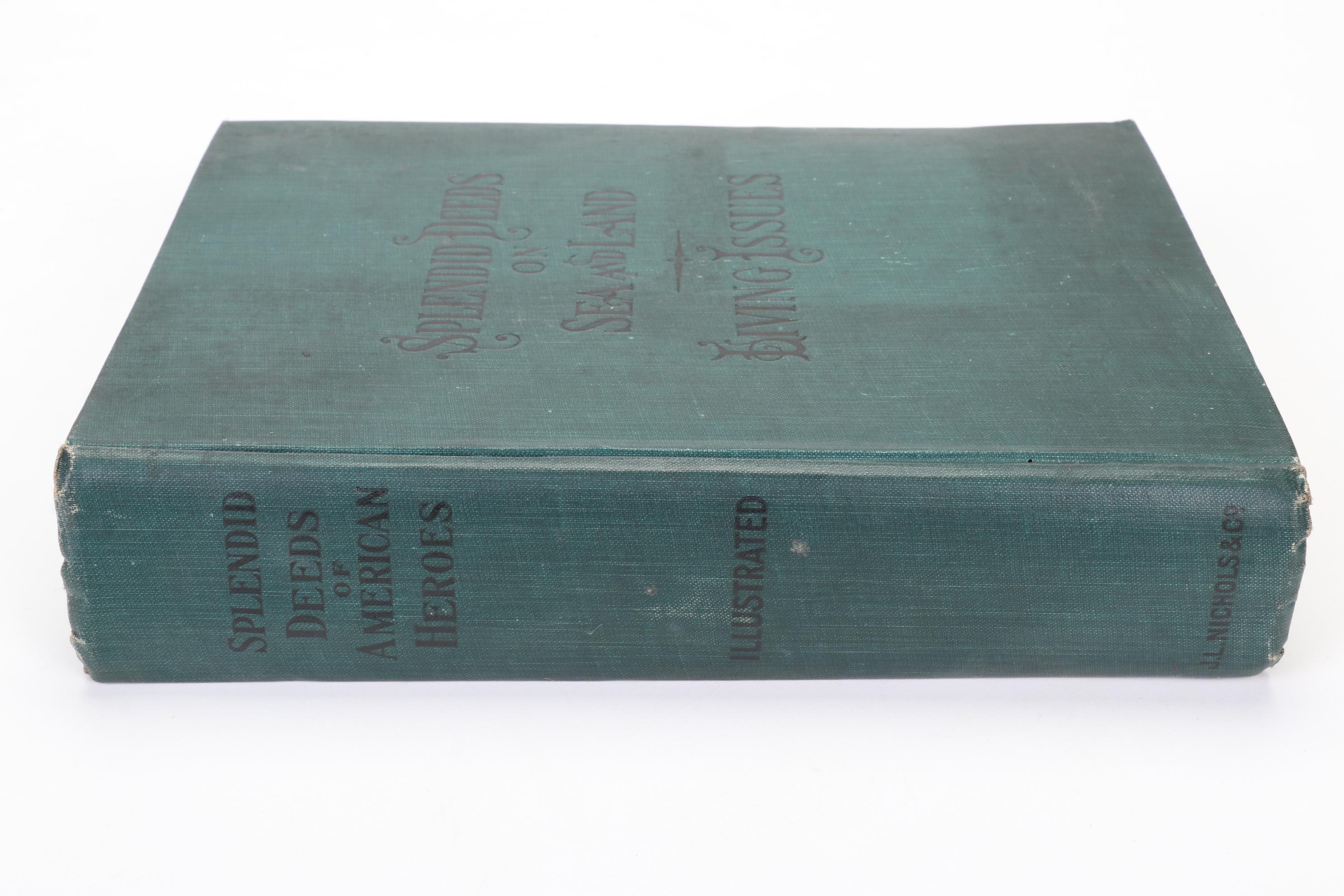 U.S. History Books Featuring "Splendid Deeds on Sea and Land"/"Living Issues"