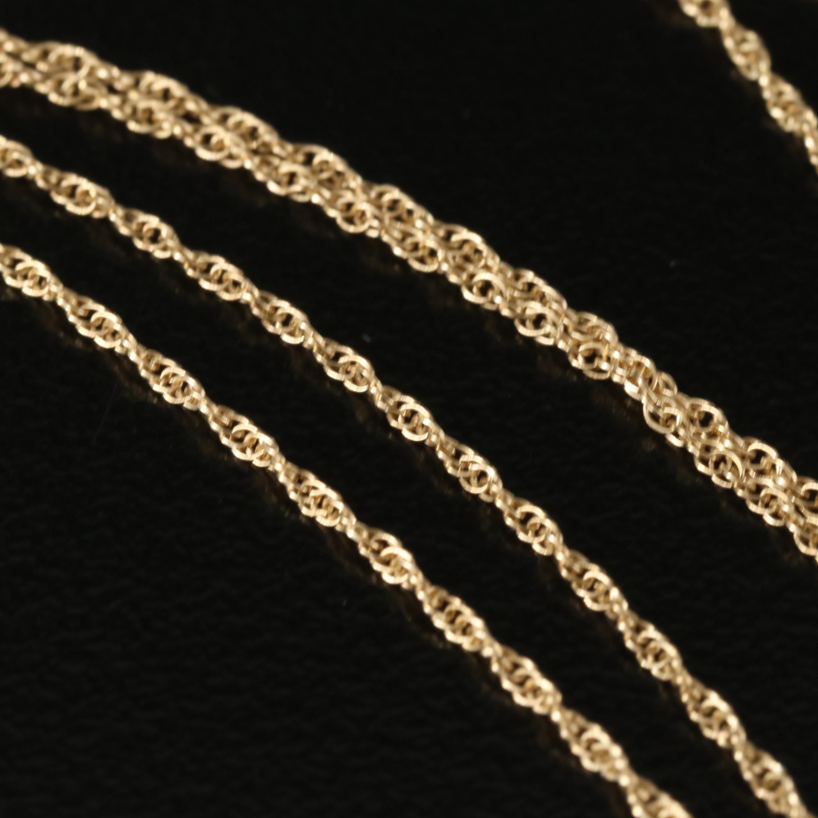 14K Diamond Necklace and Earring Set