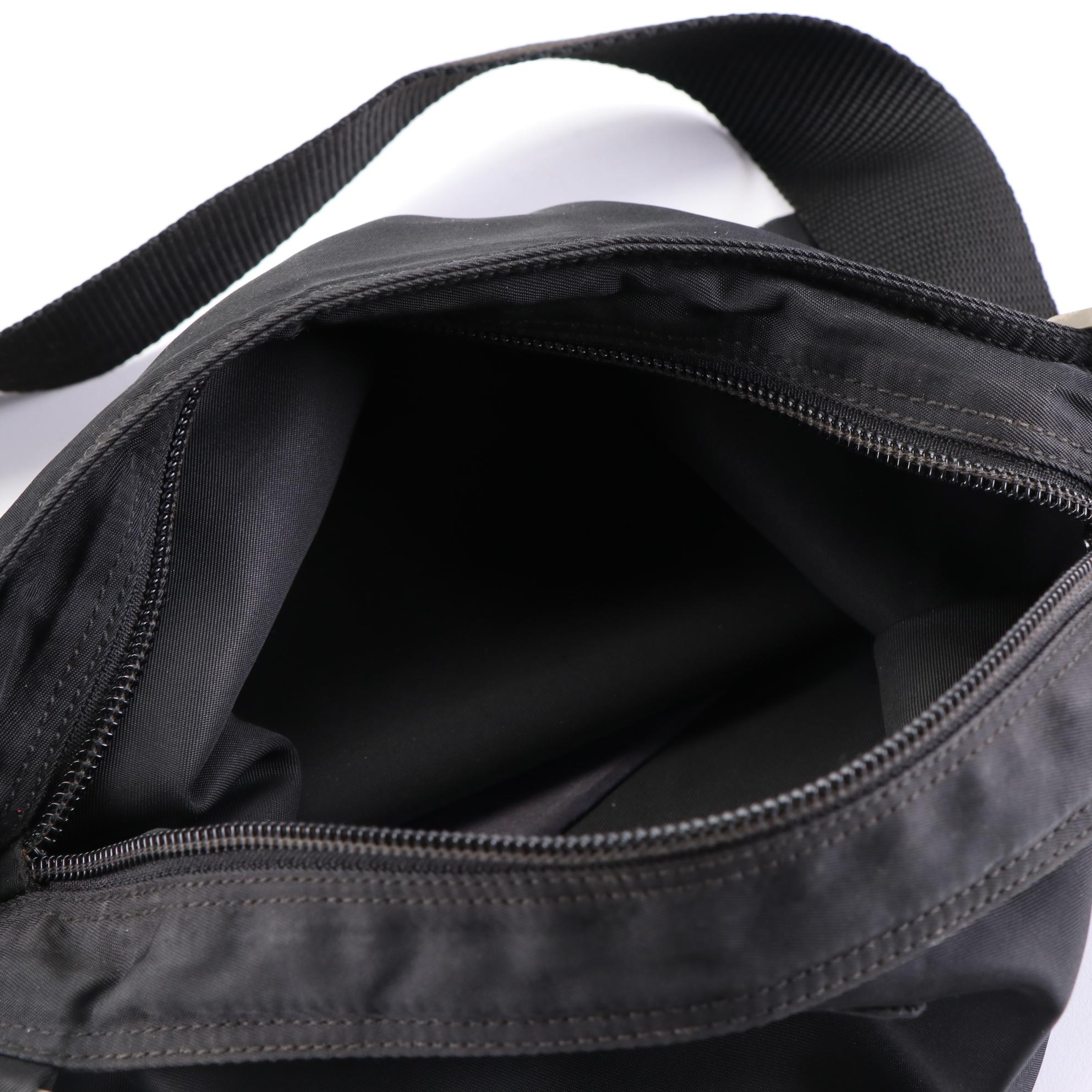 Prada Small Crossbody Bag in Black Nylon