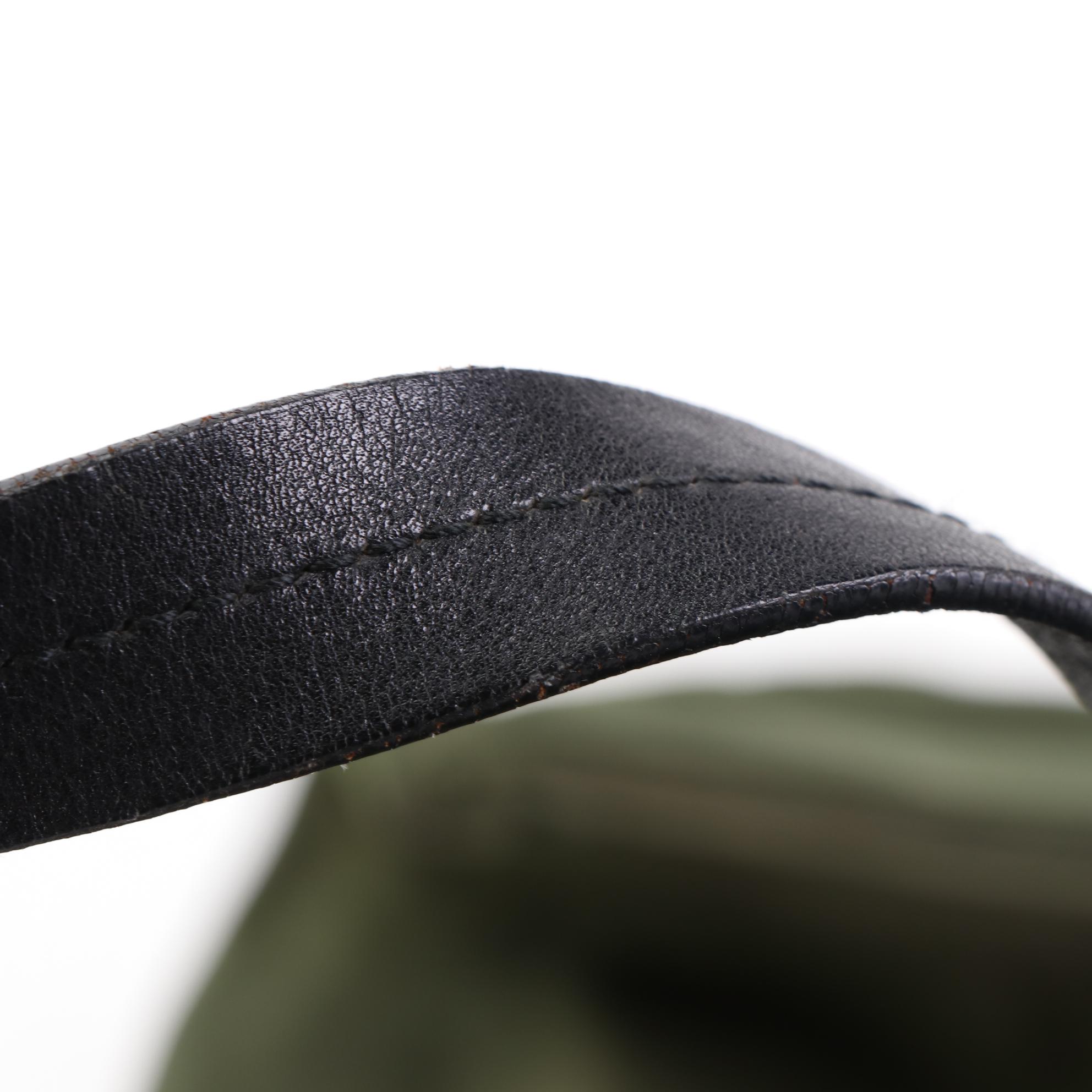 Prada Medium Zip Shoulder Tote in Nylon Gabardine and Black Leather