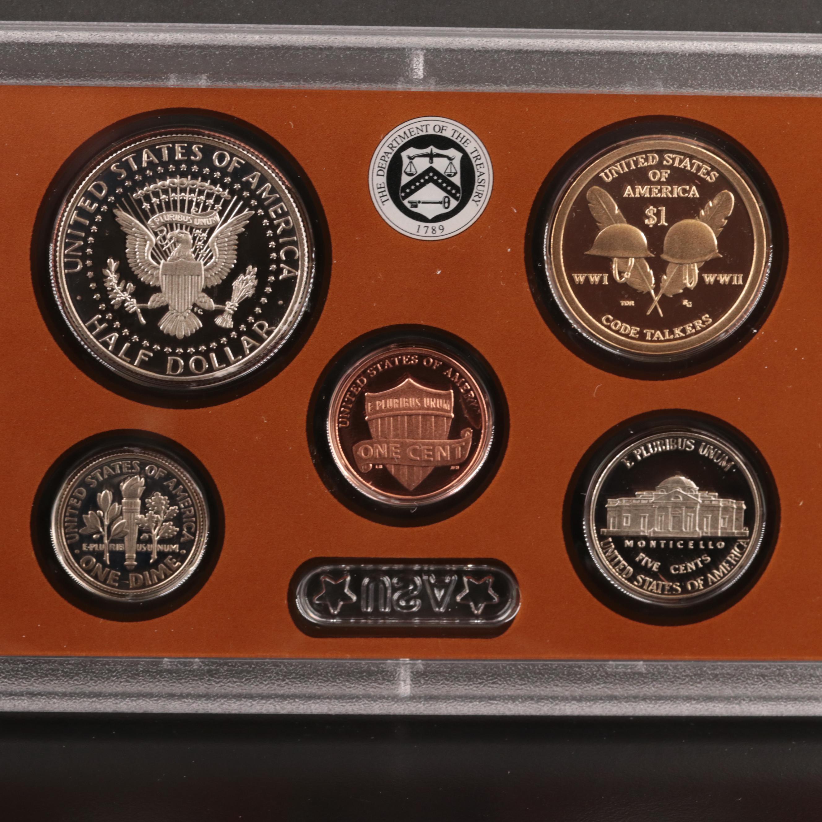 Four U.S. Mint Proof Coin Sets