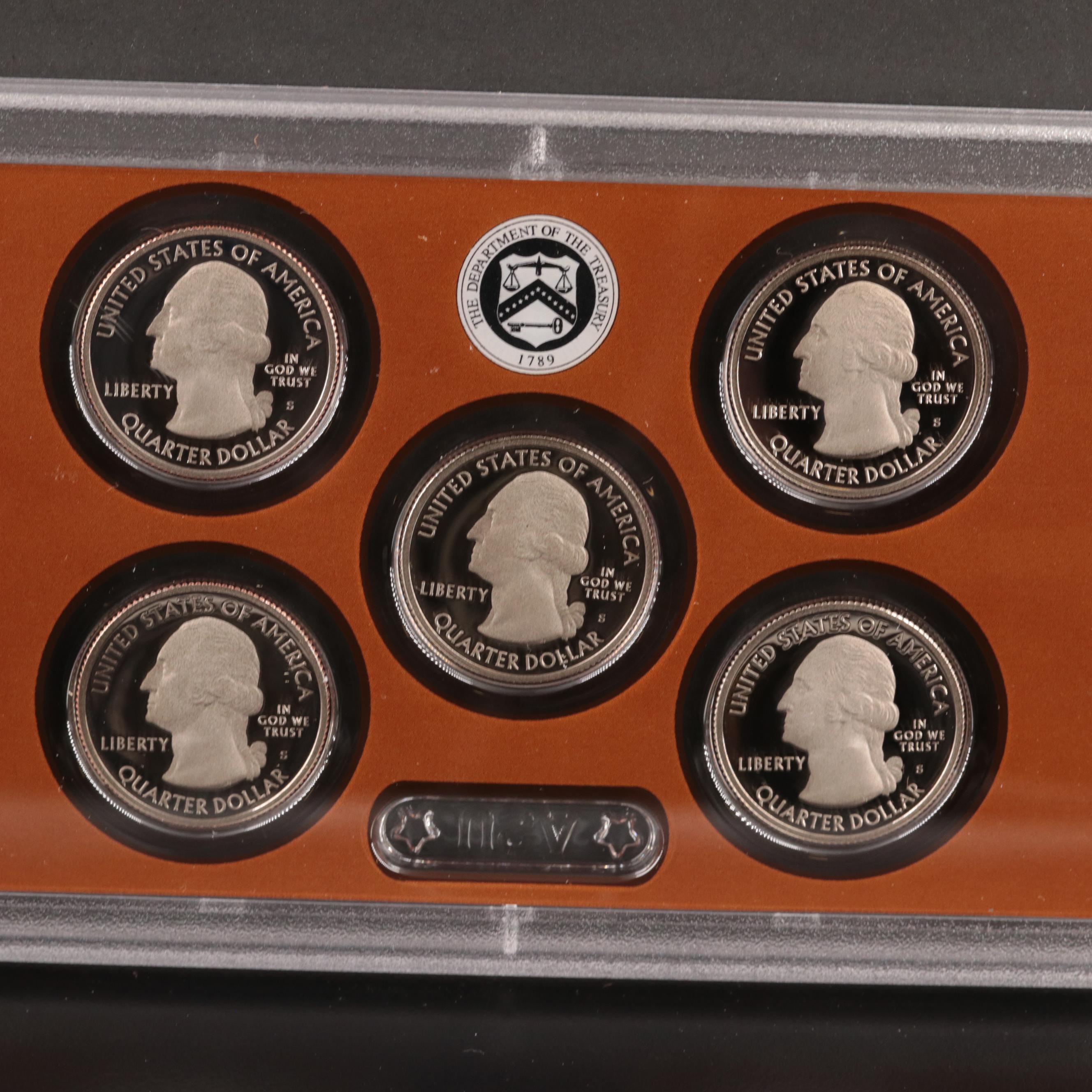 Four U.S. Mint Proof Coin Sets