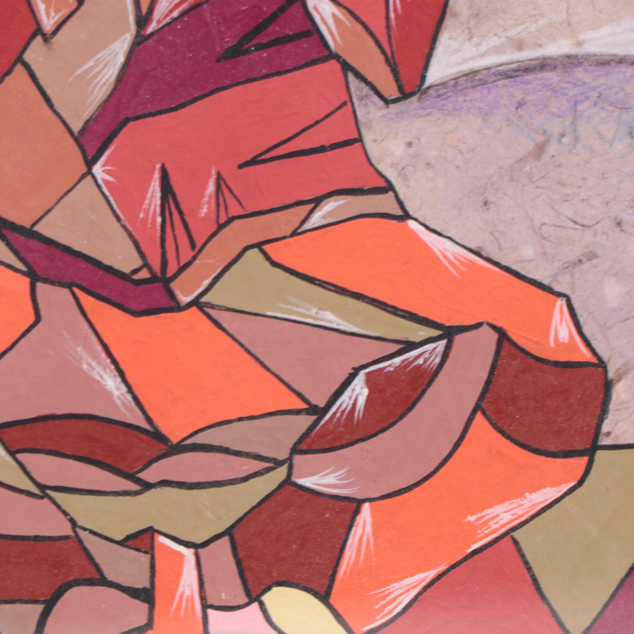 Ricardo Maya Figurative Acrylic Painting, 21st Century