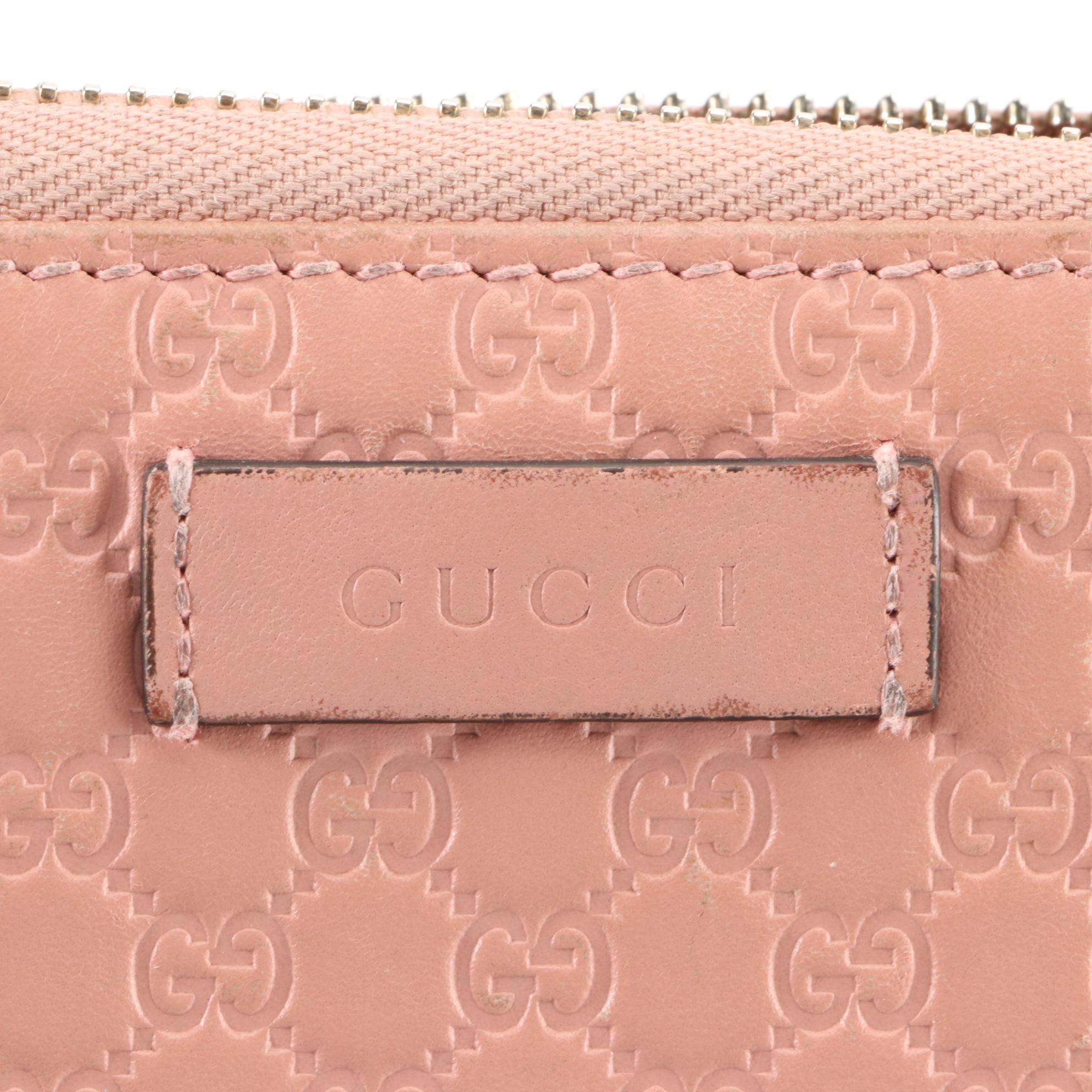 Gucci Zip Around Wallet in Microguccissima Leather