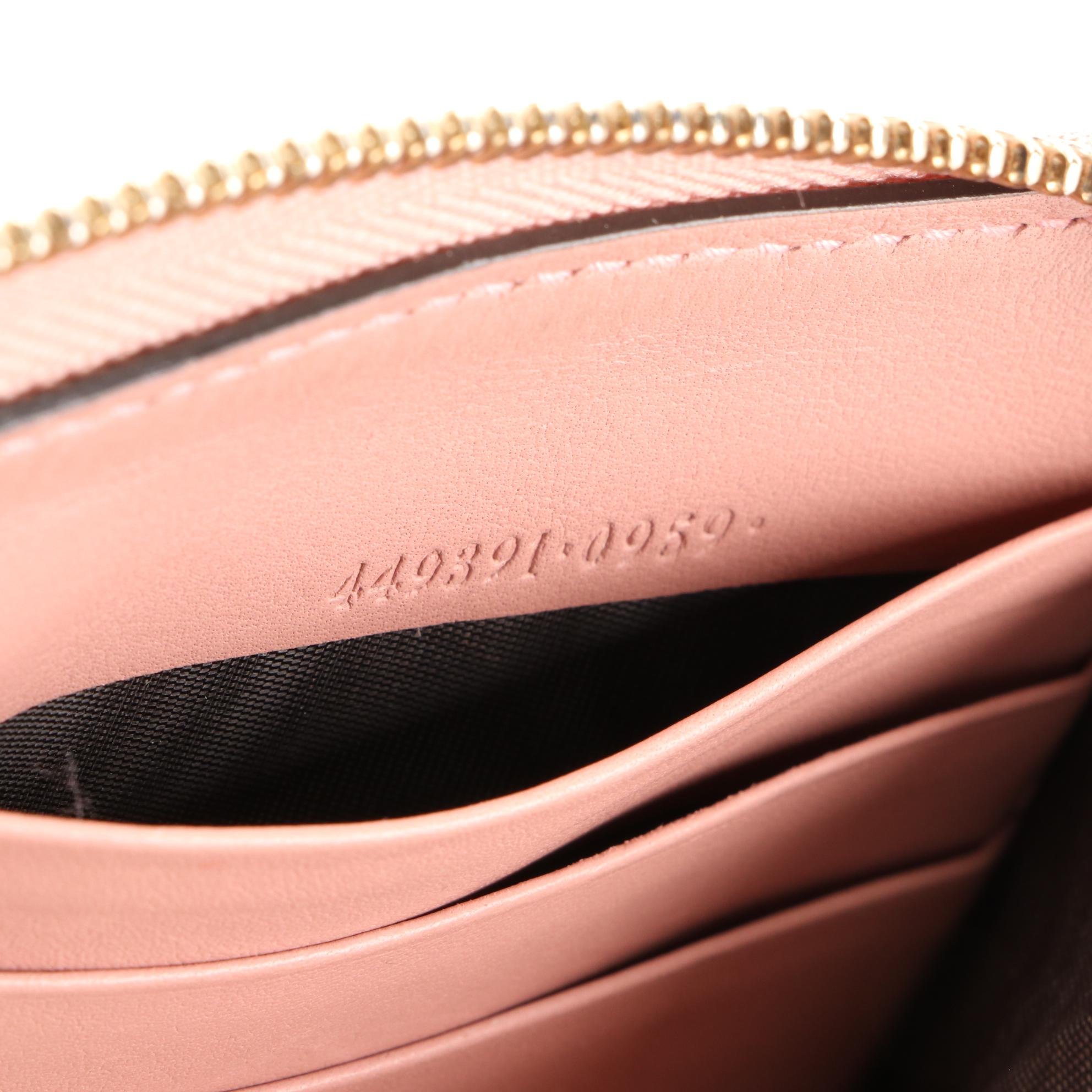 Gucci Zip Around Wallet in Microguccissima Leather