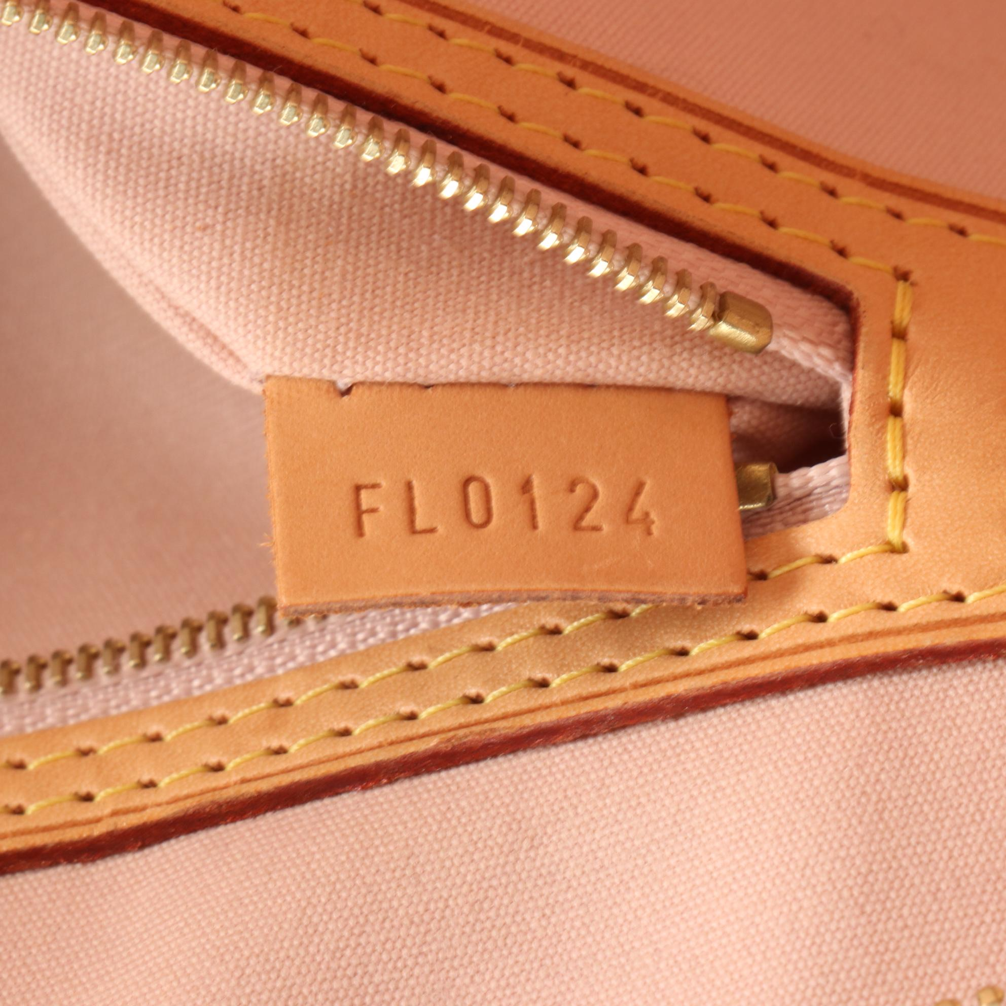 Louis Vuitton Brea MM Tote in Monogram Vernis and Vachetta Leather