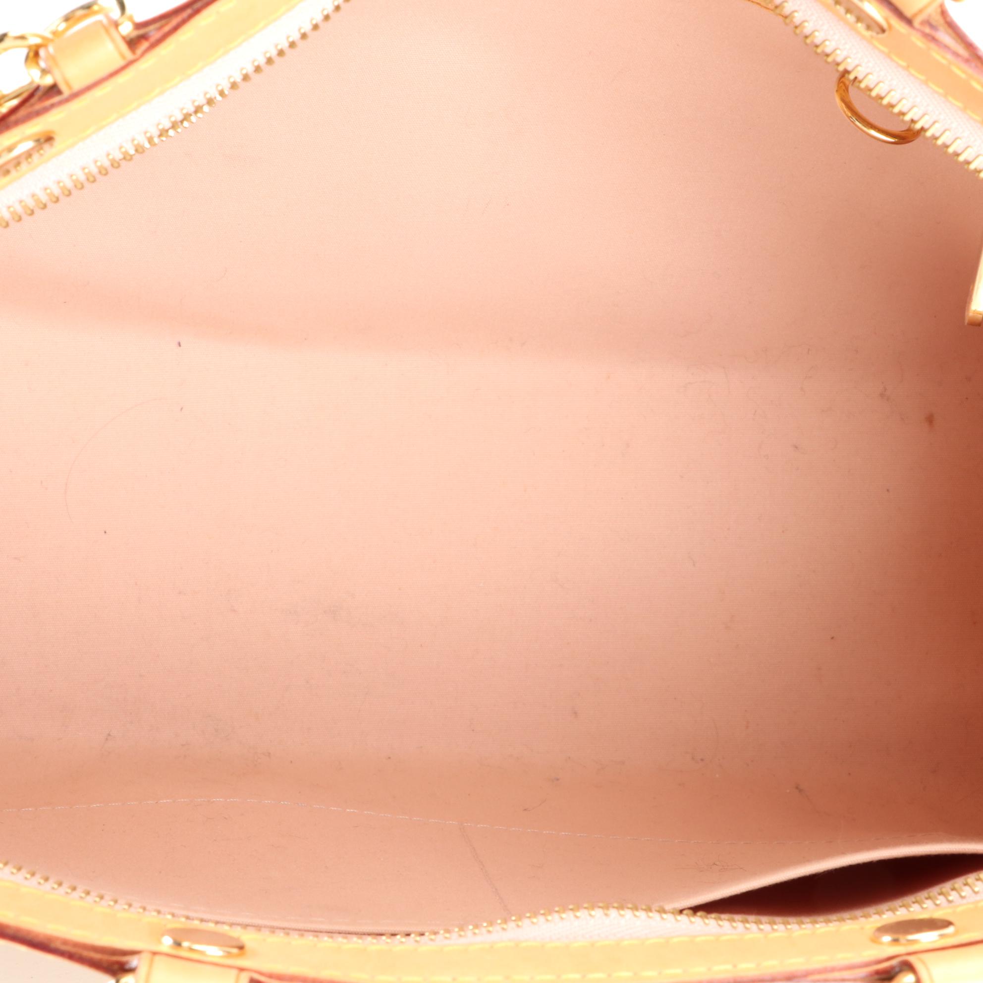 Louis Vuitton Brea MM Tote in Monogram Vernis and Vachetta Leather