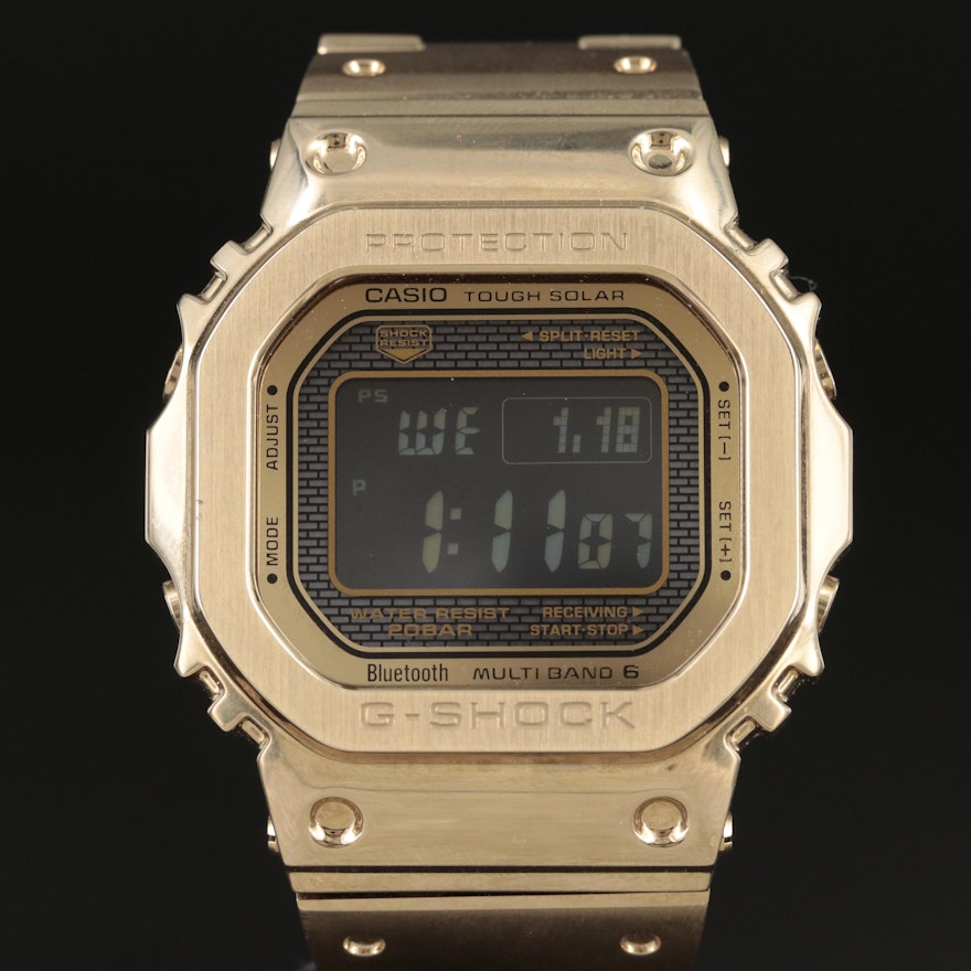 Casio G - Shock Full Metal Bluetooth Solar Wristwatch