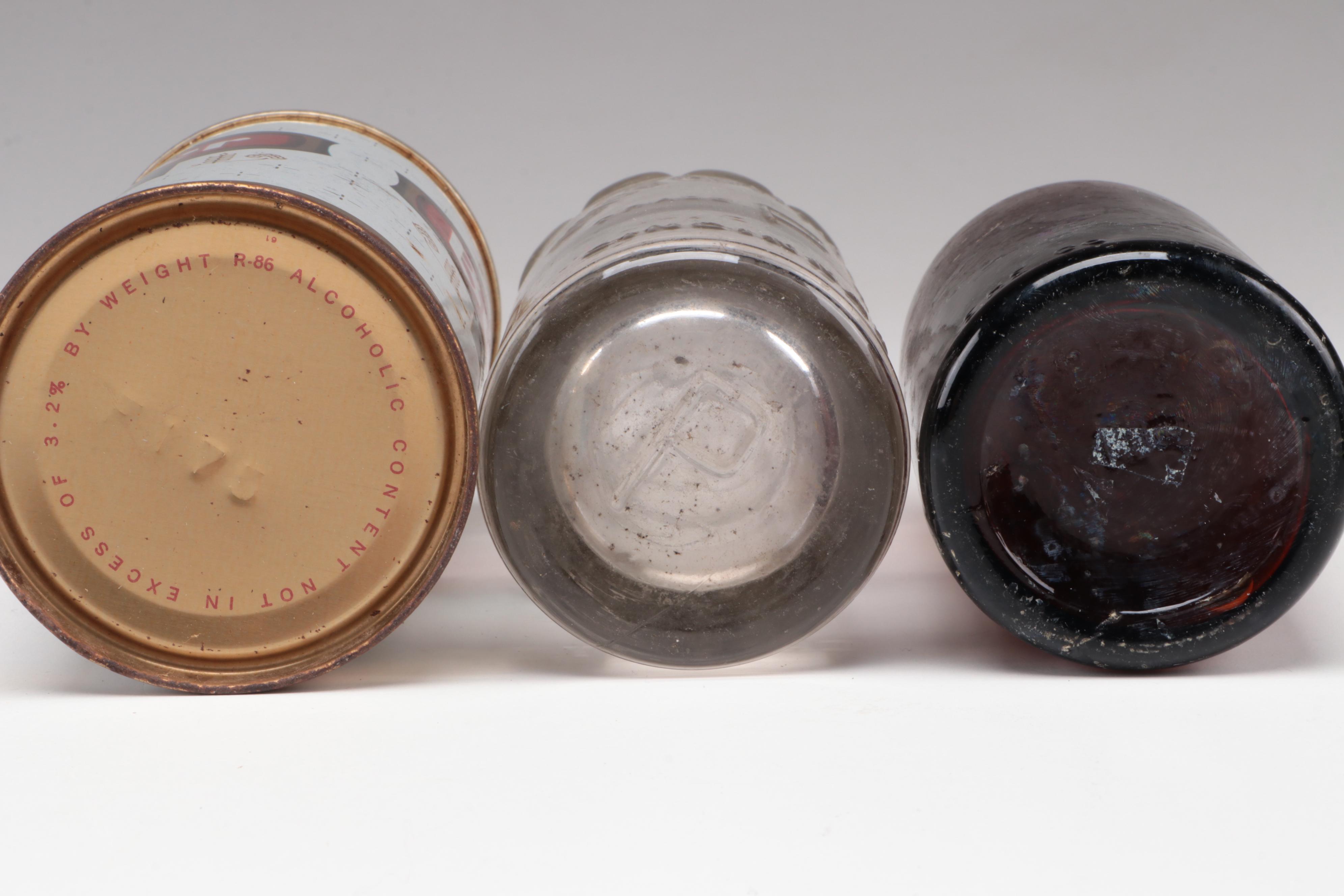 Wiedemann's, Burger with Other Beer Glasses, Tap Handles, Bottles and More