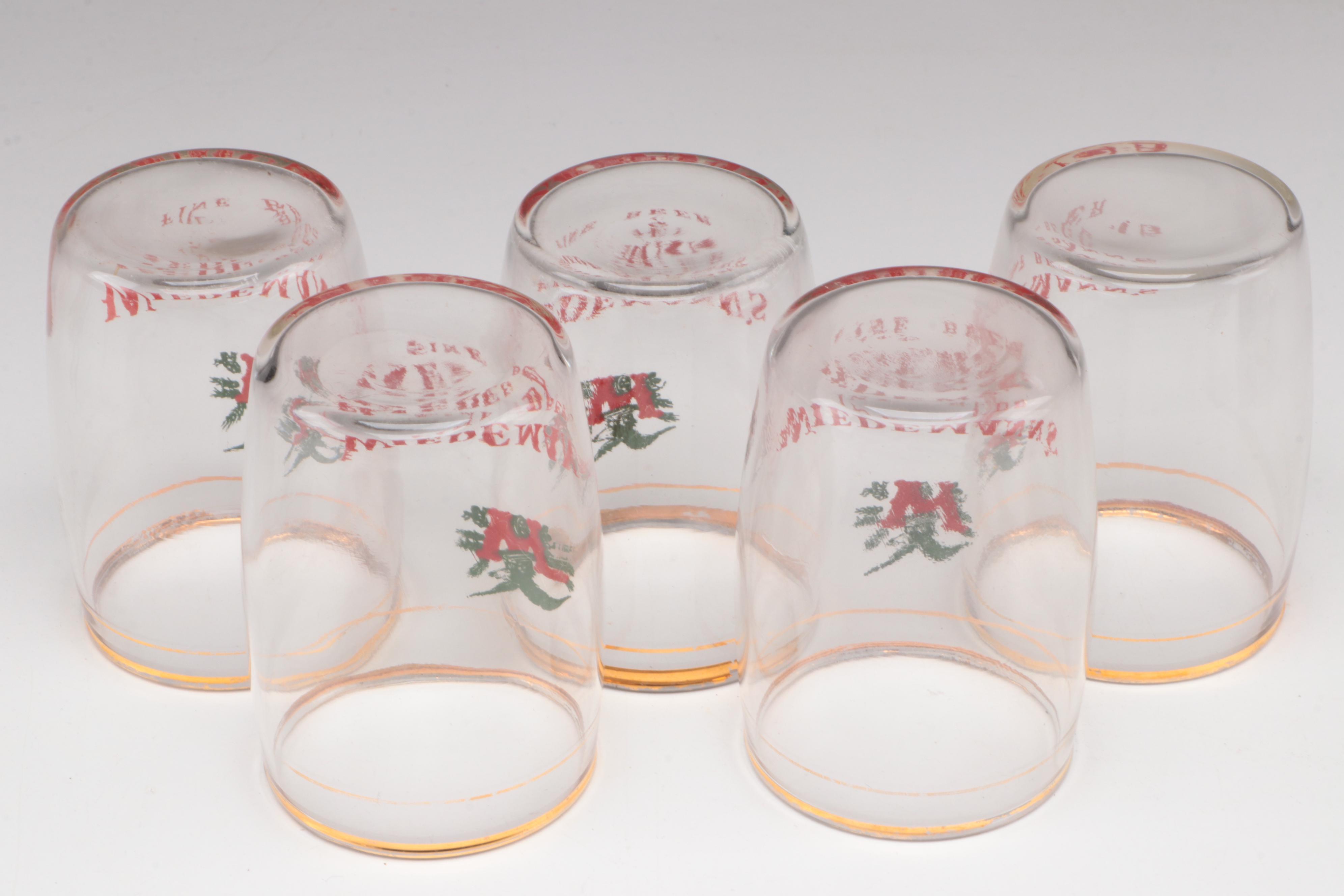 Wiedemann's, Burger with Other Beer Glasses, Tap Handles, Bottles and More