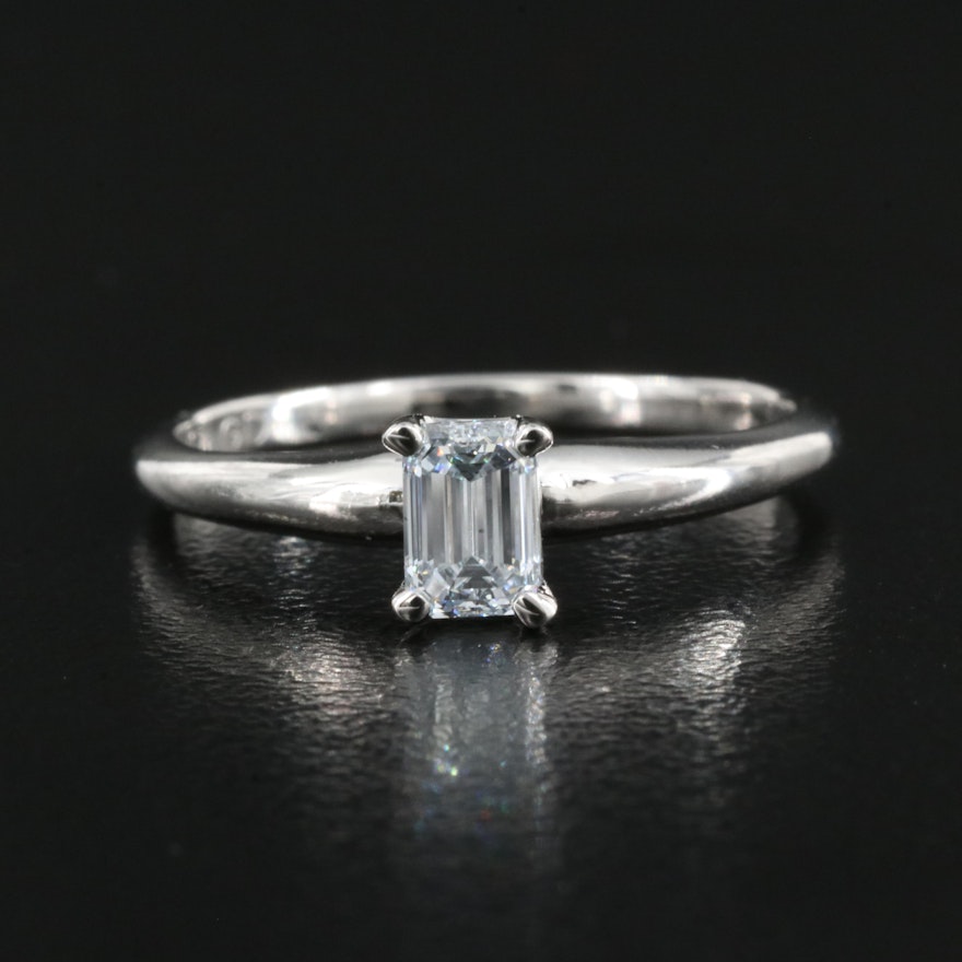14K 0.43 CT Lab Grown Diamond Solitaire Ring