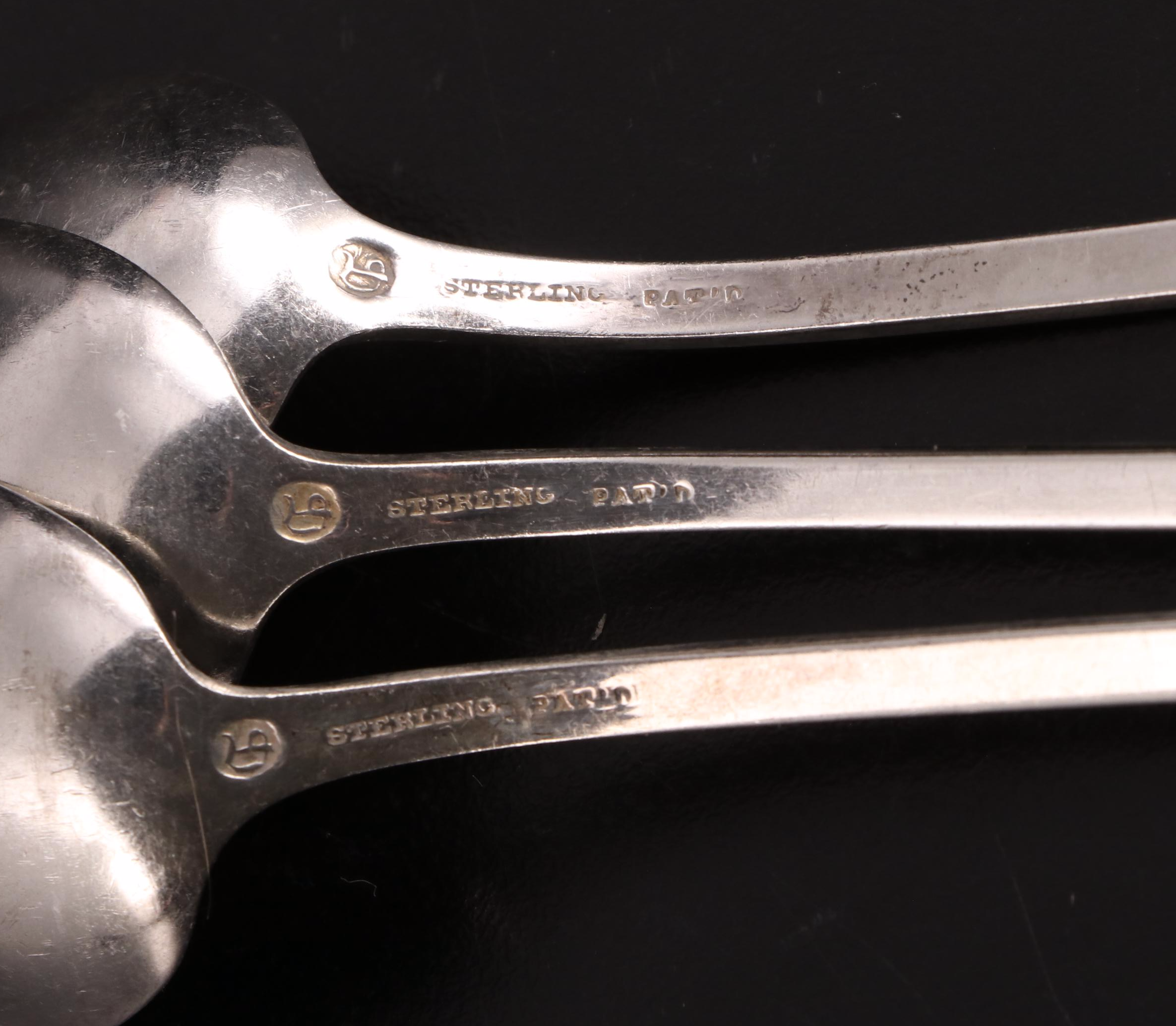 Durgin and Other Sterling Silver Flatware, Serving Utensils and Coasters