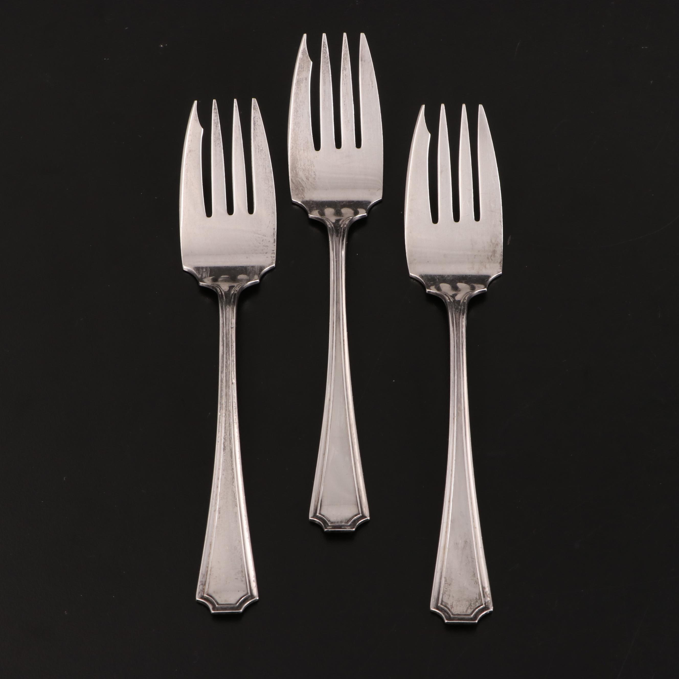 Durgin and Other Sterling Silver Flatware, Serving Utensils and Coasters