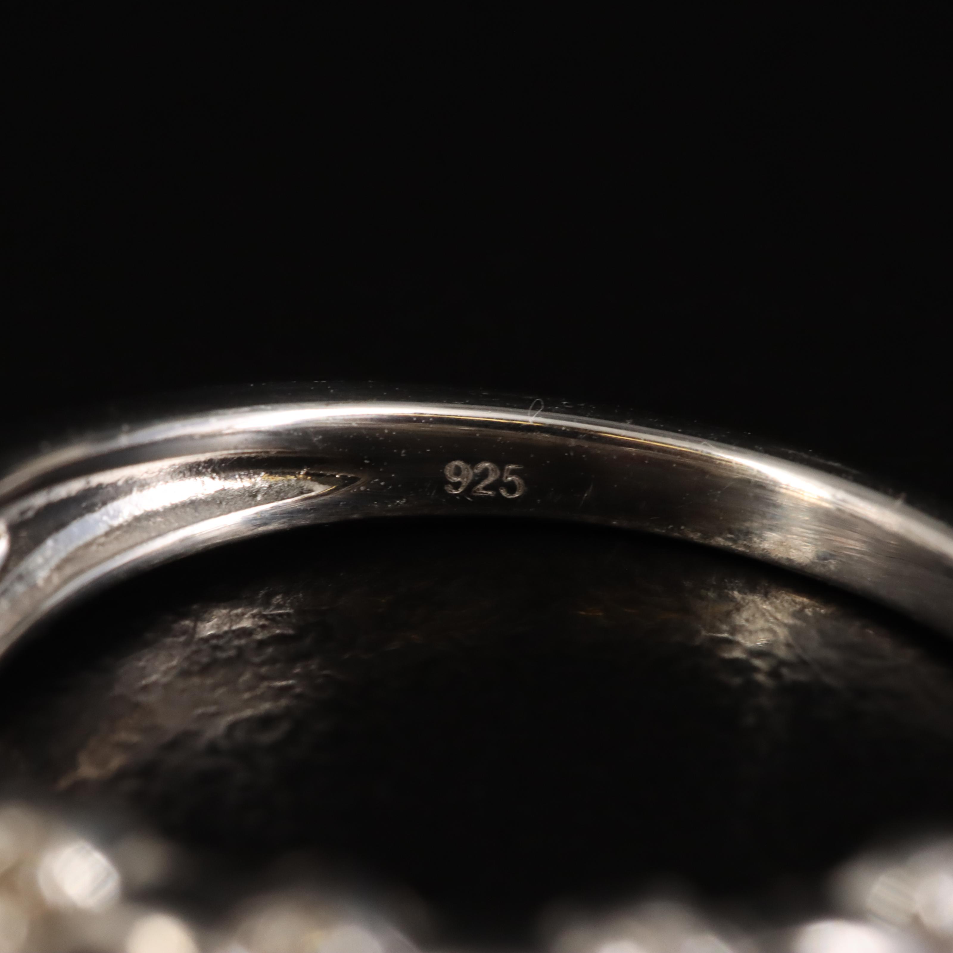 Sterling Diamond Ring