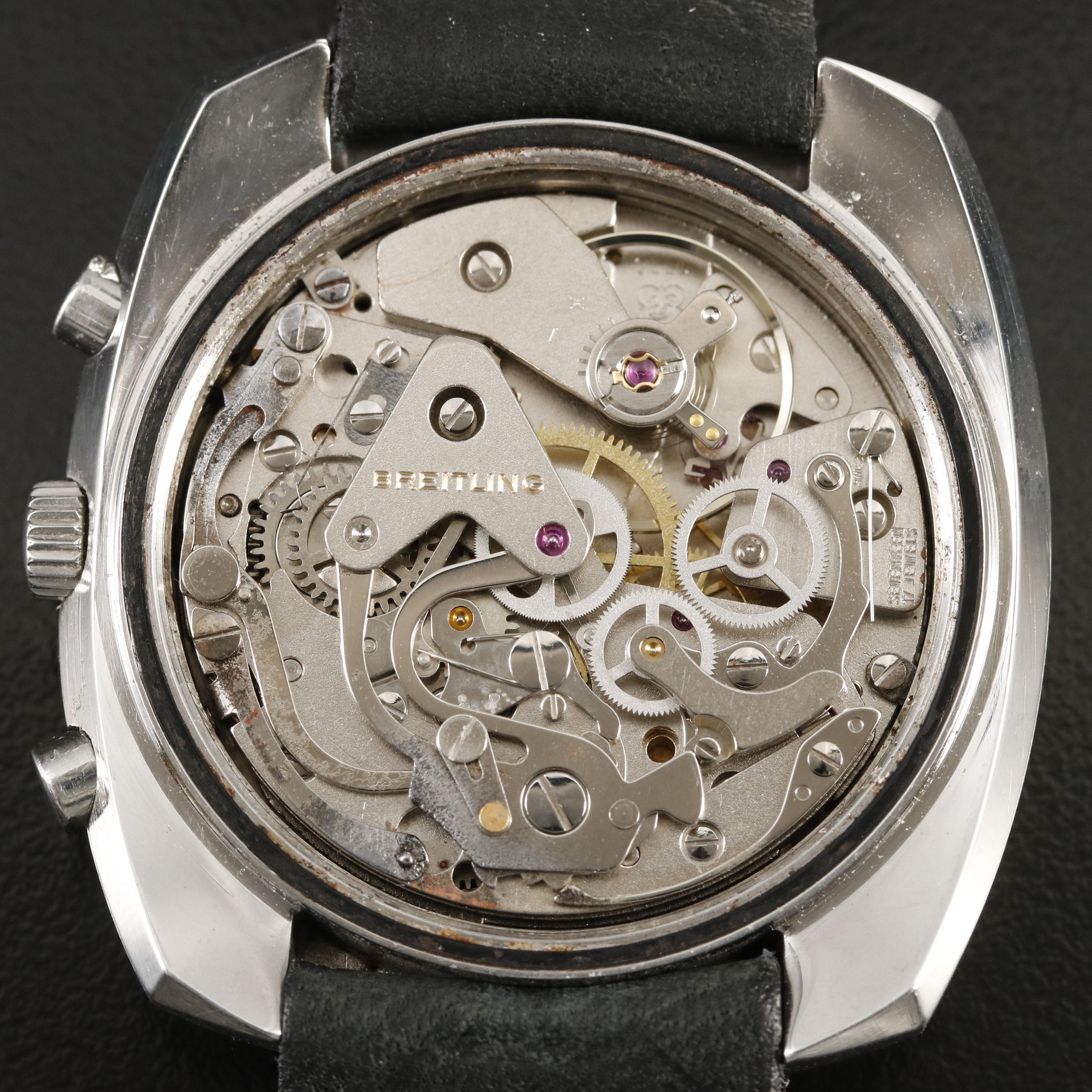 Breitling Chronograph Valjoux 7733 Stainless Steel Watch