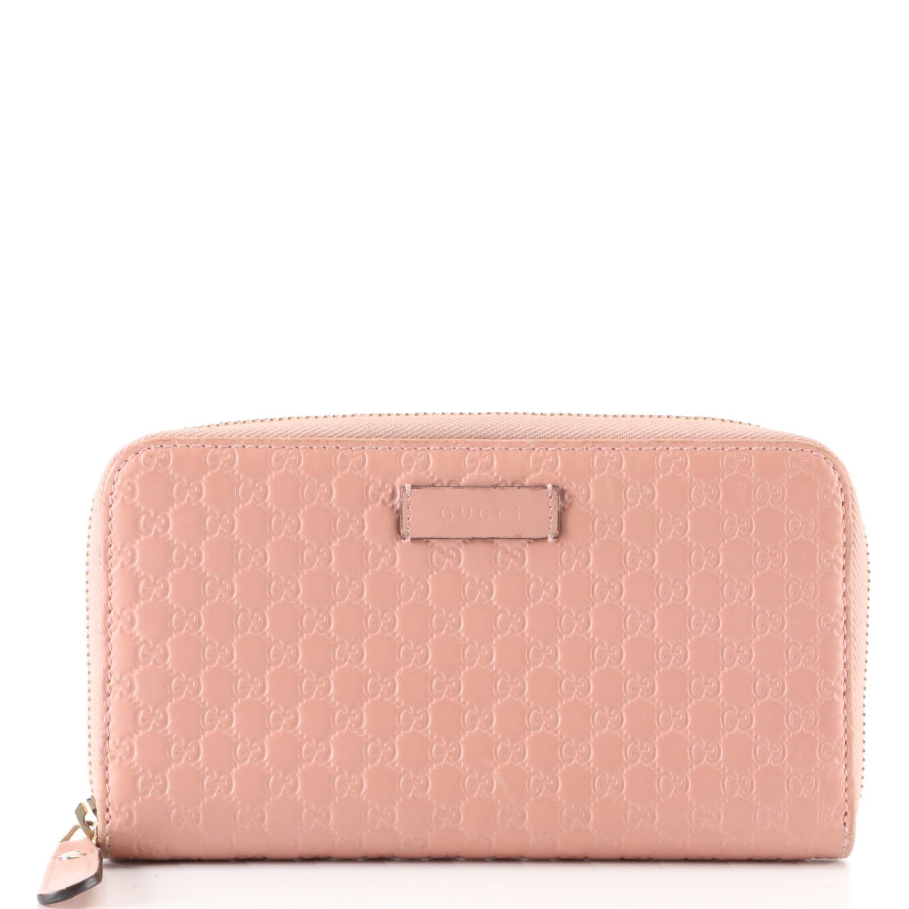 Gucci Zip Around Wallet in Microguccissima Leather