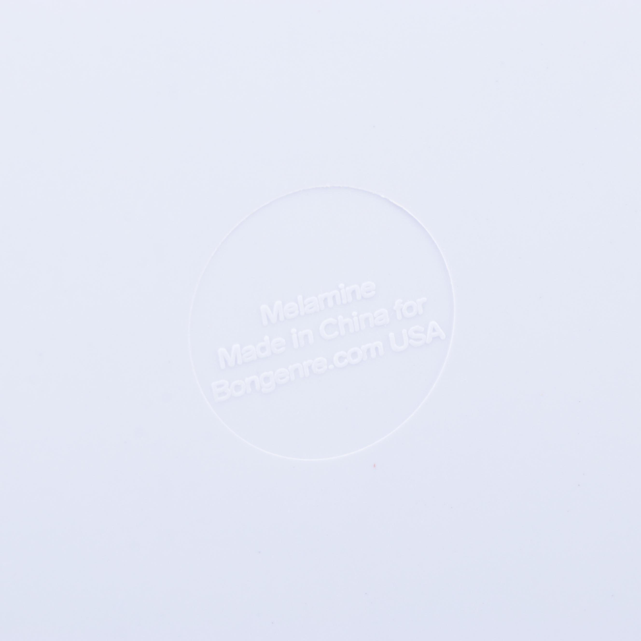 Bongenre "Clarissa's Sea and Sun" Melamine Dinnerware with Wood Trays