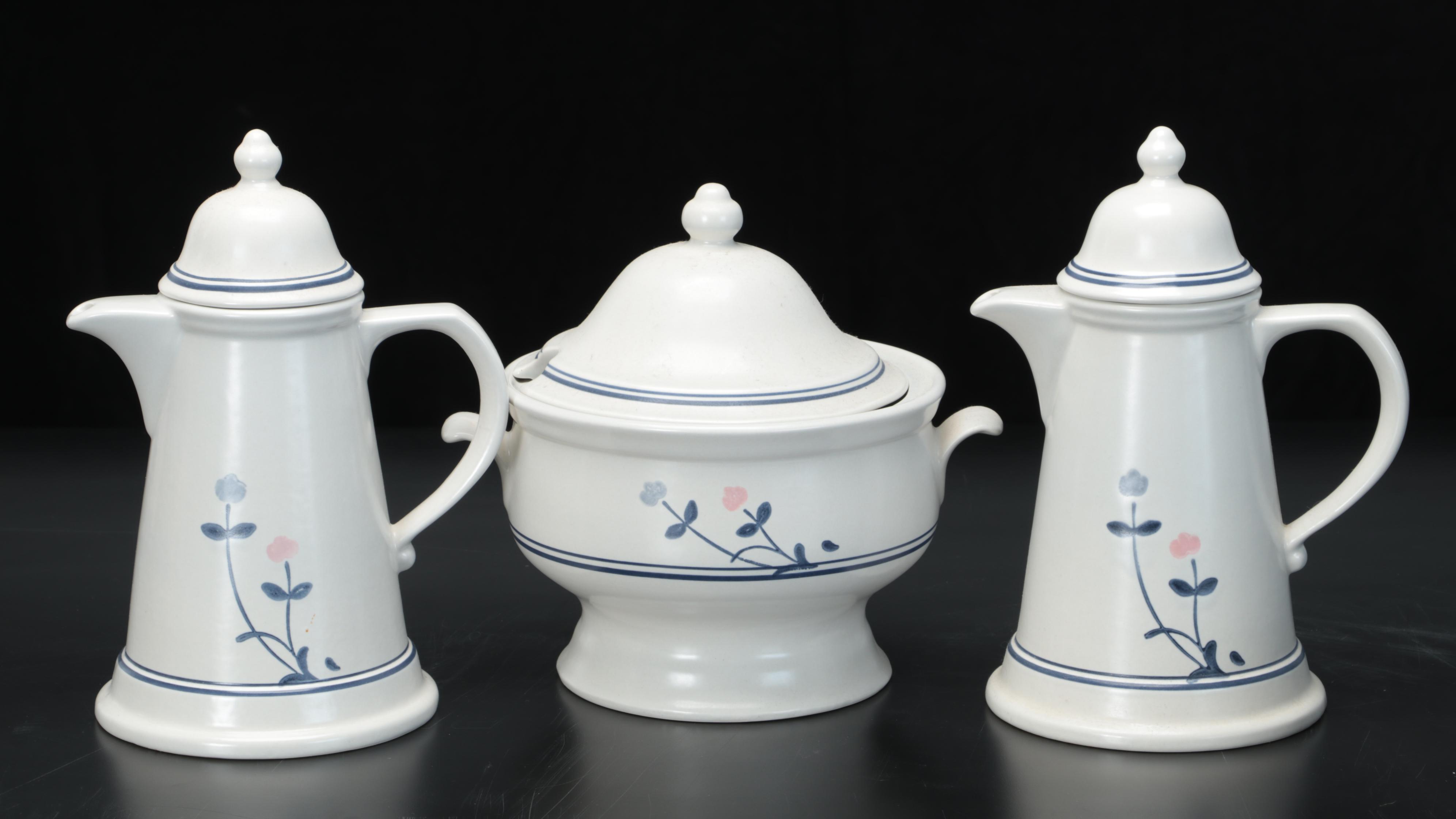 Pfaltzgraff "Windsong" Stoneware Tureen and Other Serveware