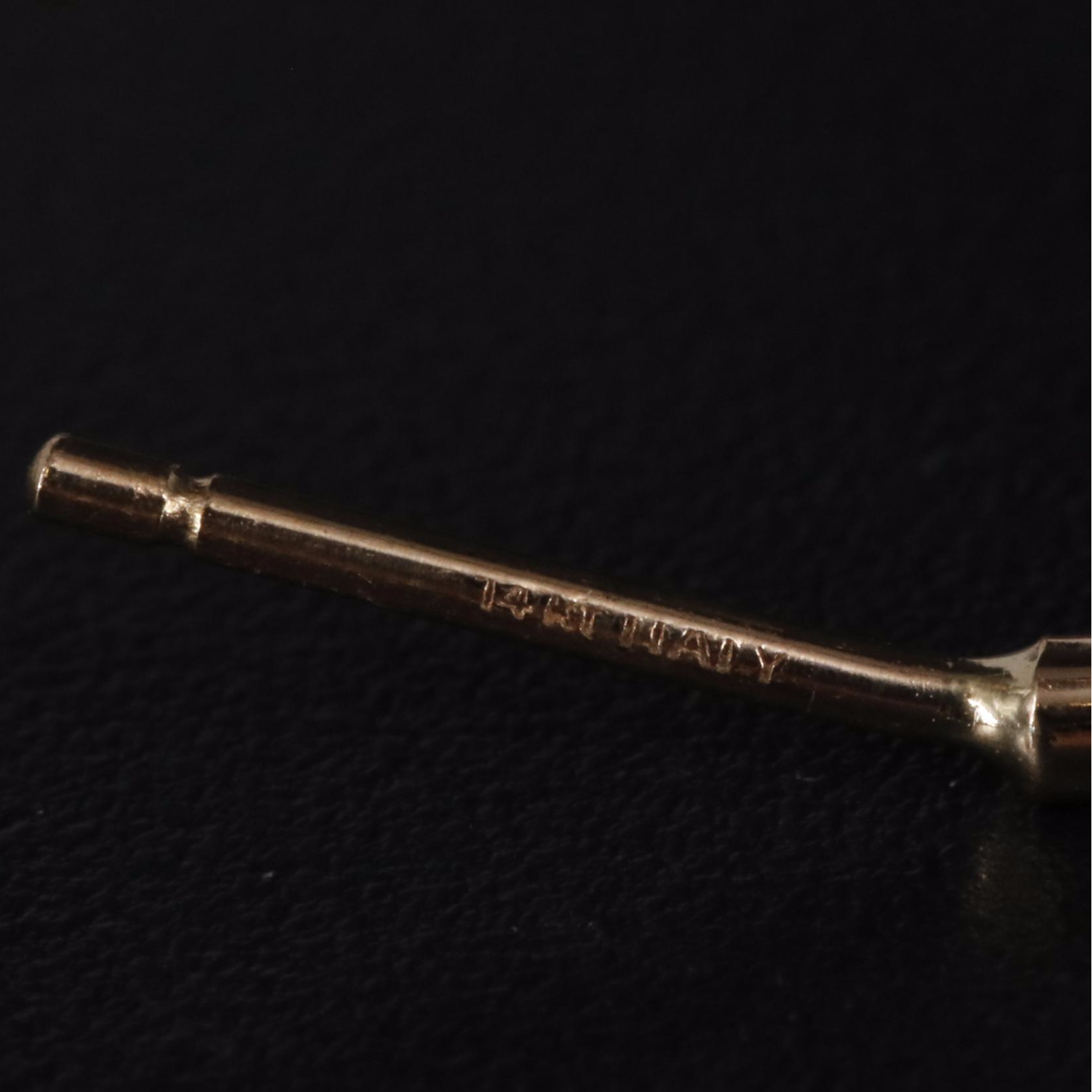 14K Twist Half Hoop Earrings