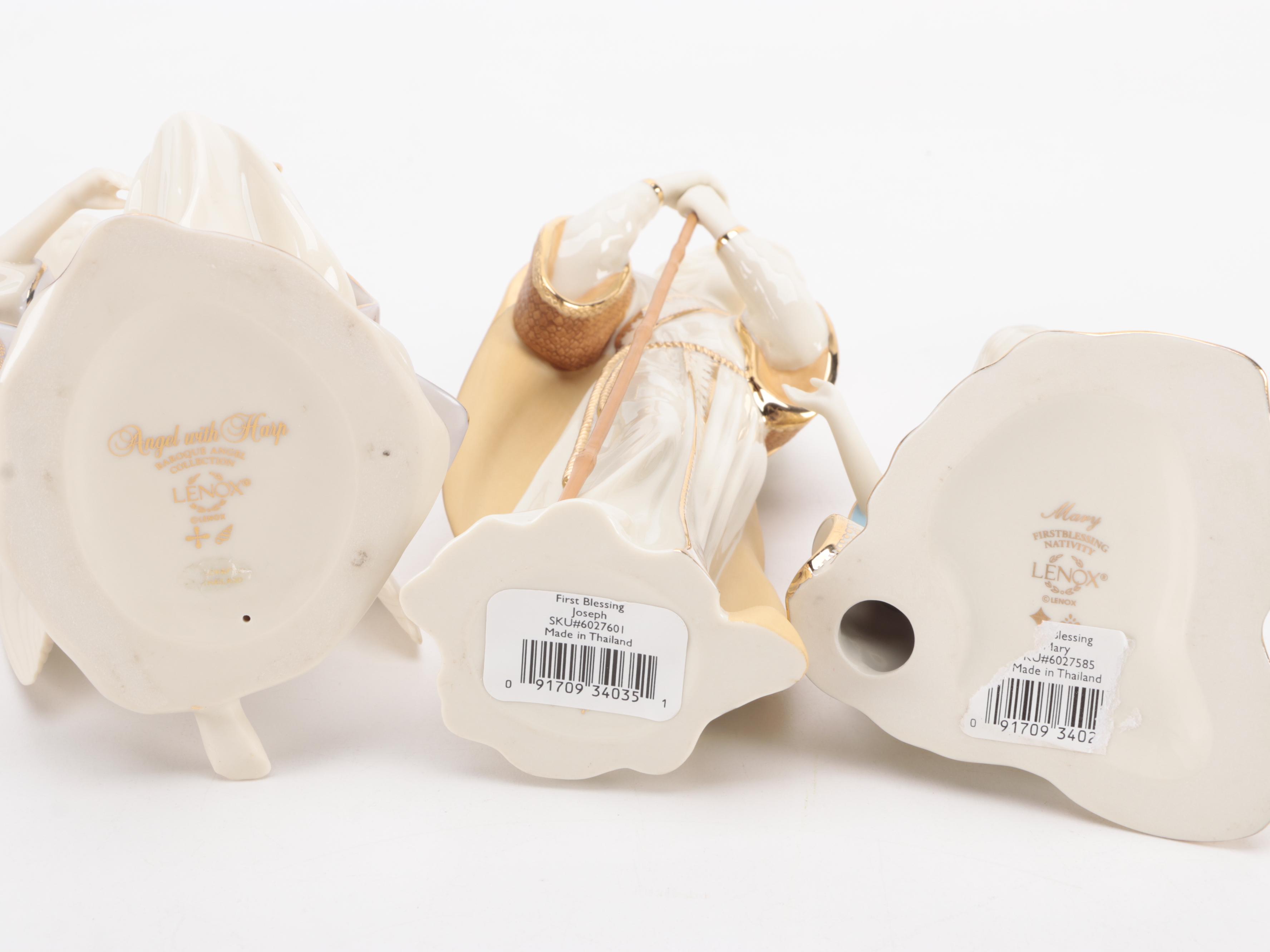 Bongenre "Clarissa's Sea and Sun" Melamine Dinnerware with Wood Trays