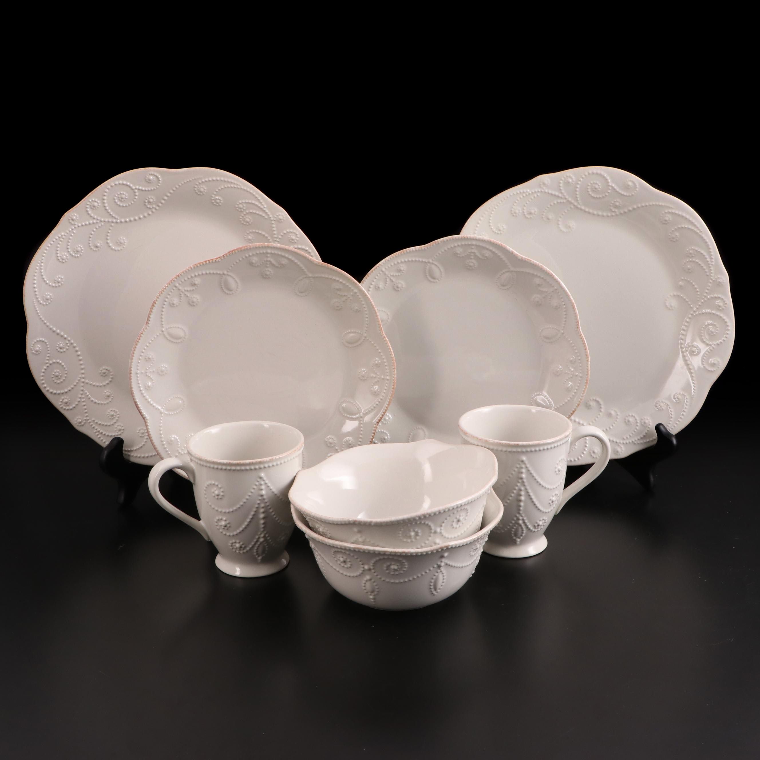 Lenox "French Perle" Dinnerware Set for Two