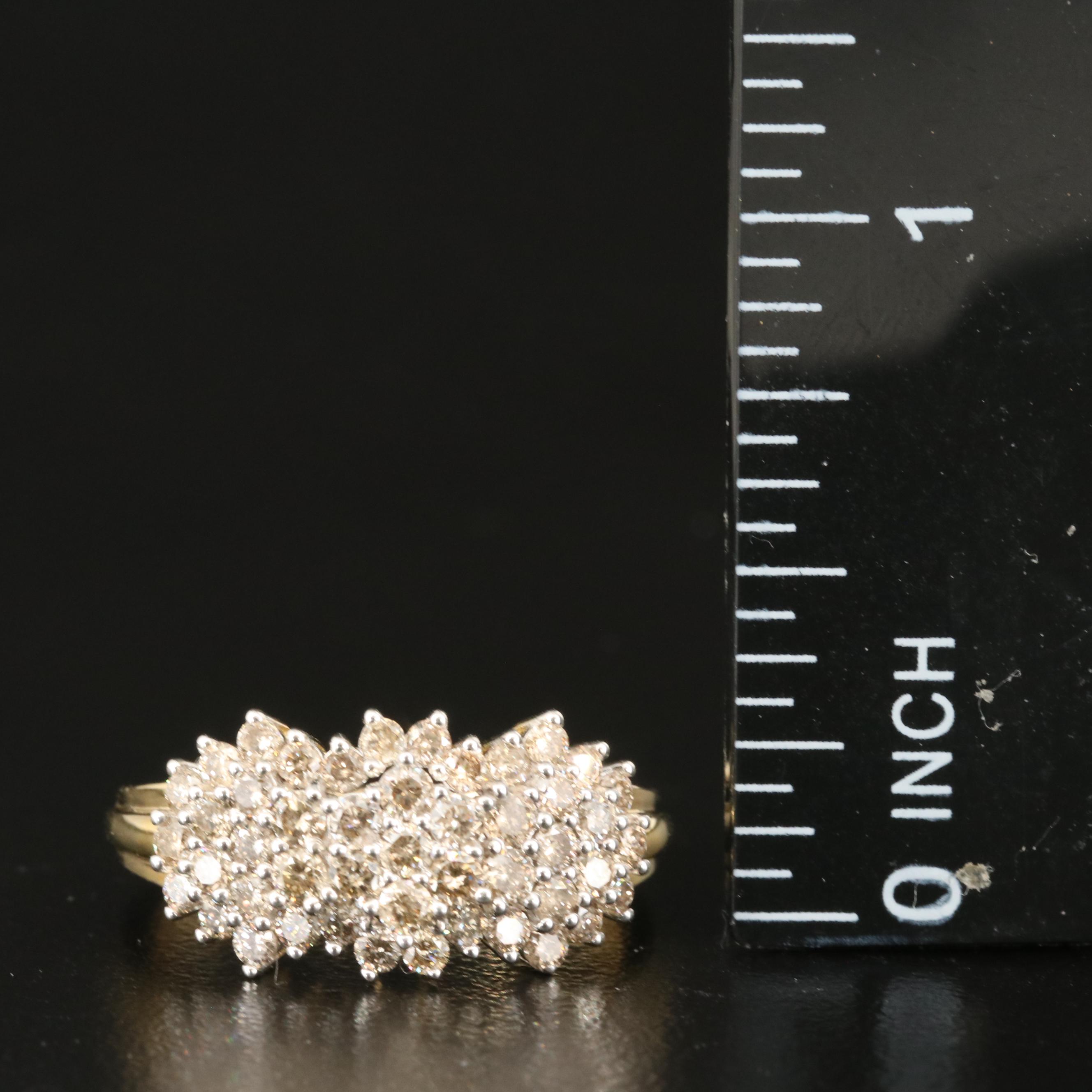 Sterling 1.02 CTW Diamond Ring