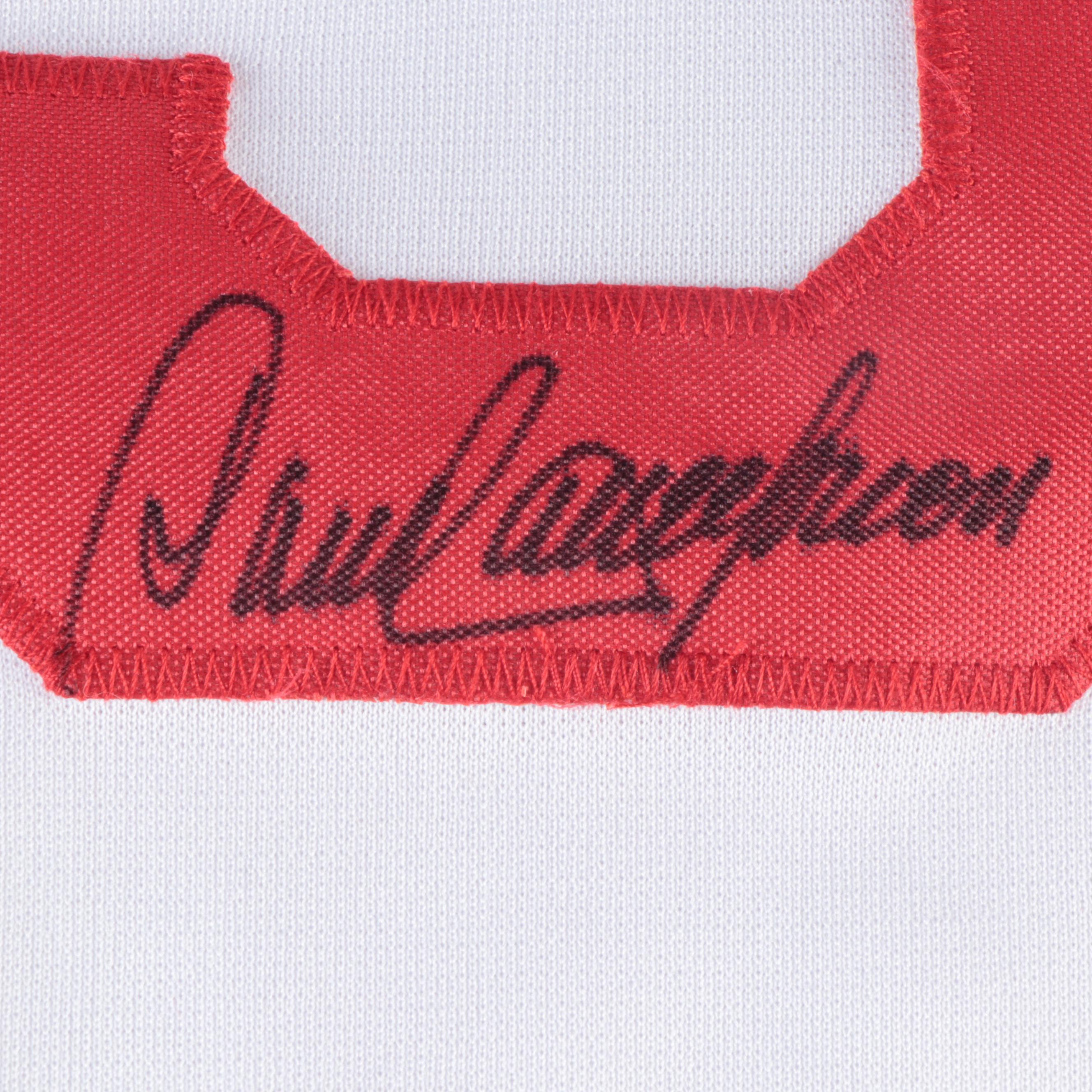 Cincinnati Reds Dave Concepcion Signed Career Stats Baseball Jersey