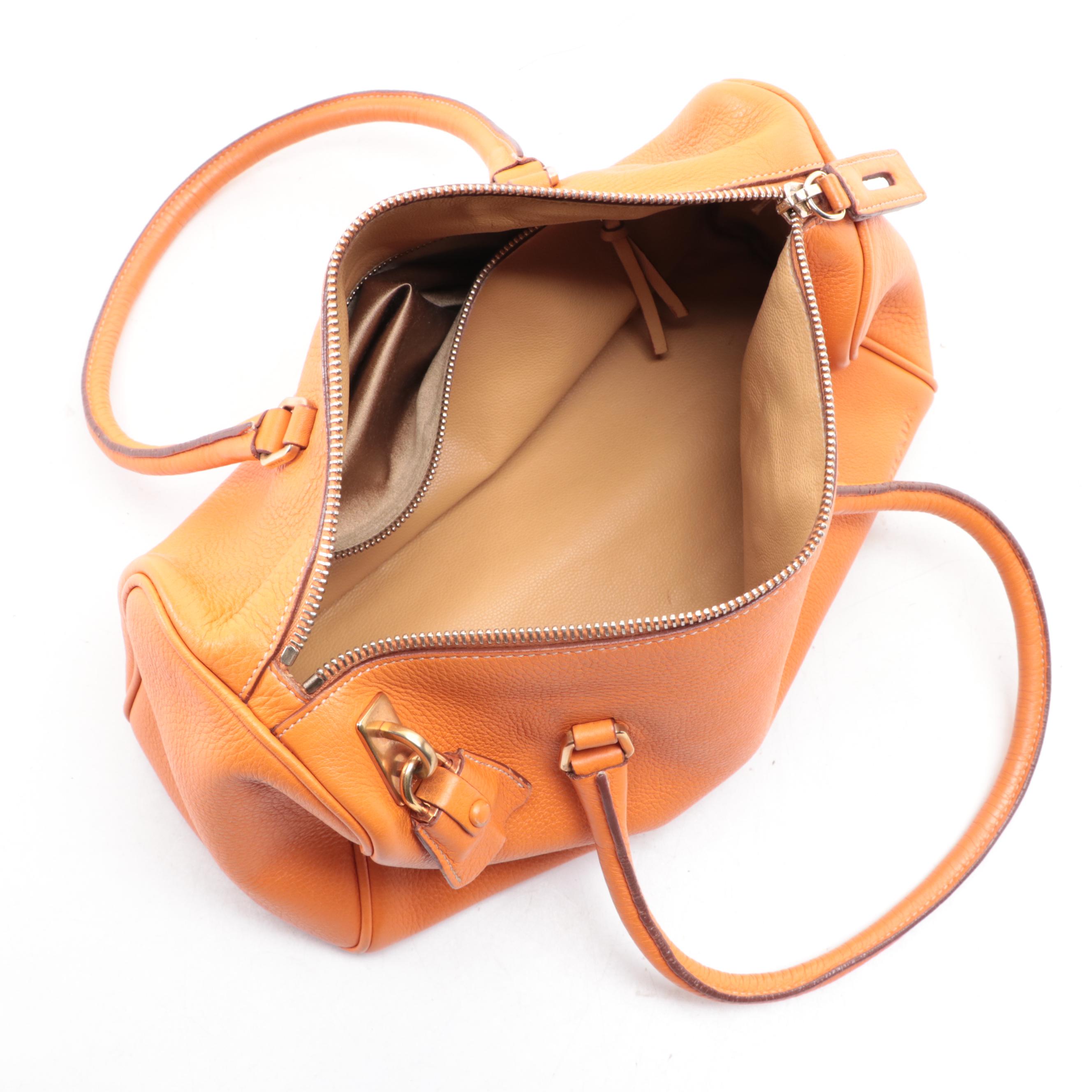 Prada Box Handbag in Daino Leather