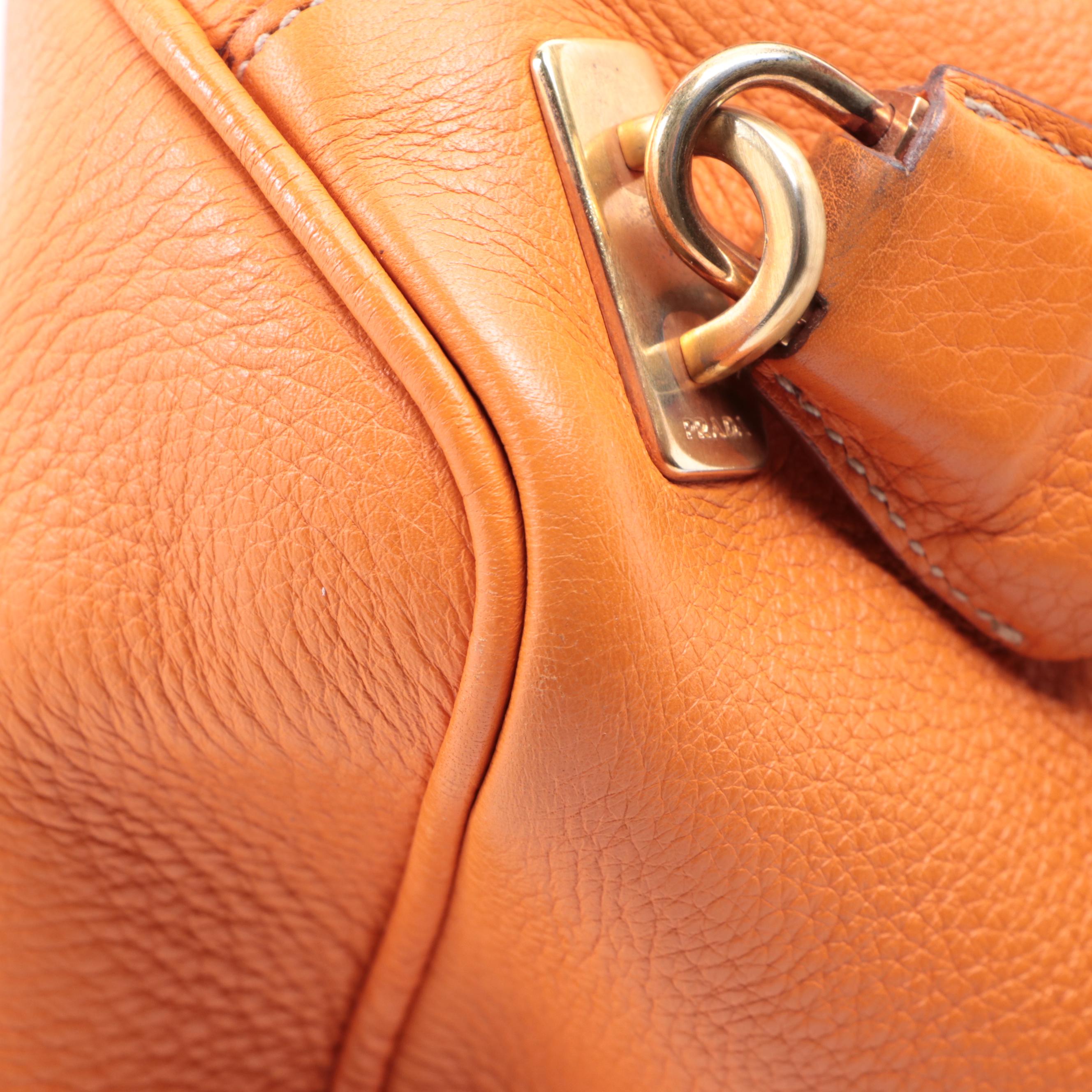 Prada Box Handbag in Daino Leather