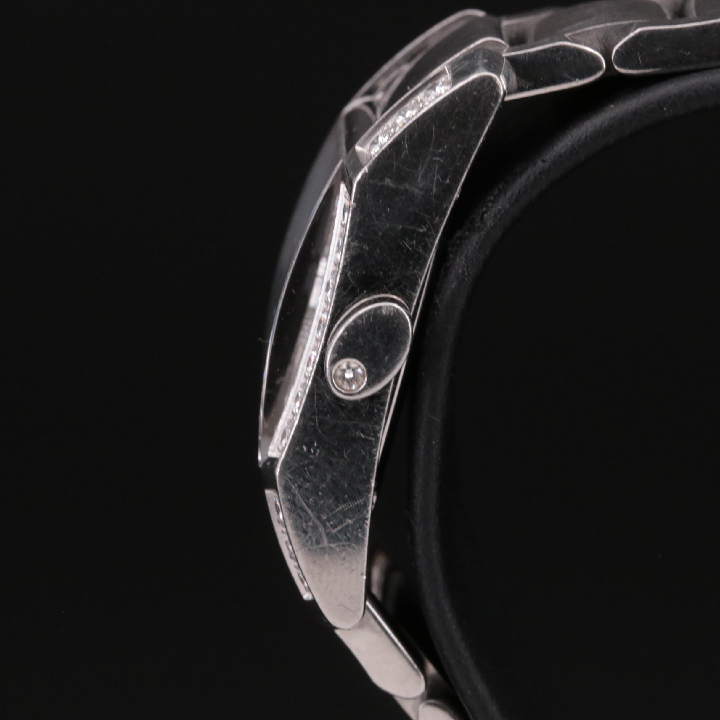 Baume & Mercier, Tiffany & Co. Stainless Steel Diamond Watch