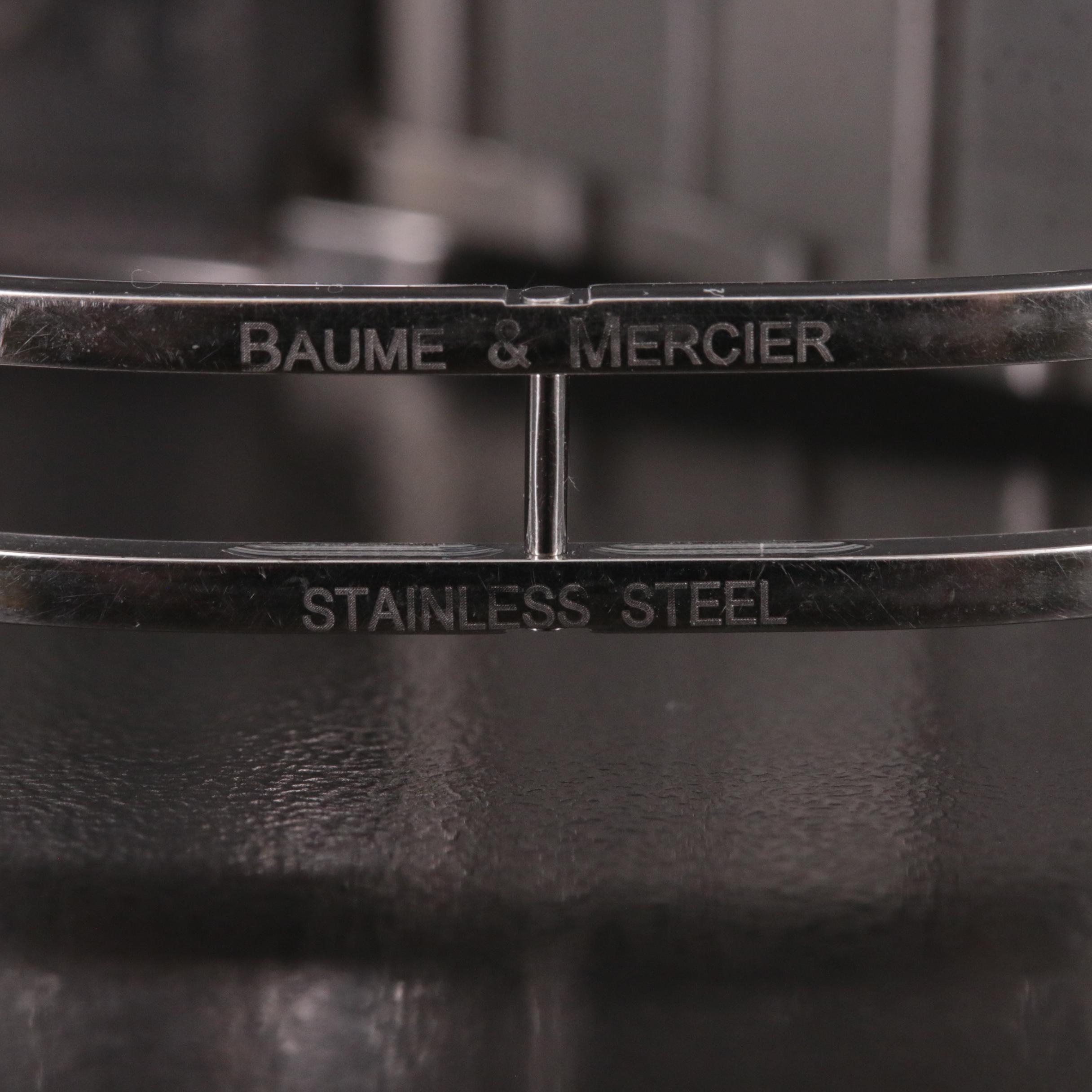 Baume & Mercier, Tiffany & Co. Stainless Steel Diamond Watch