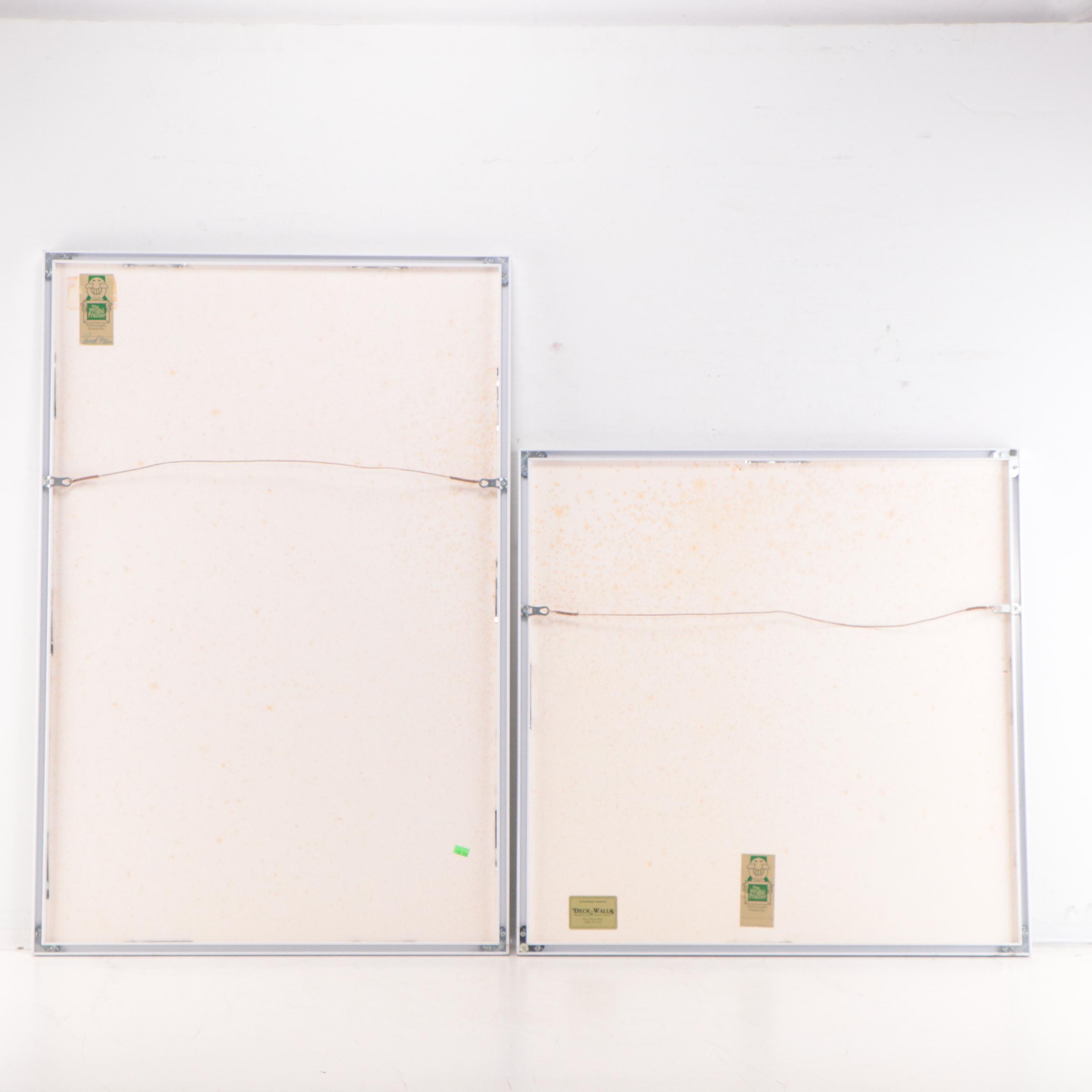 Lynn Larson Floral Offset Lithographs, 1993