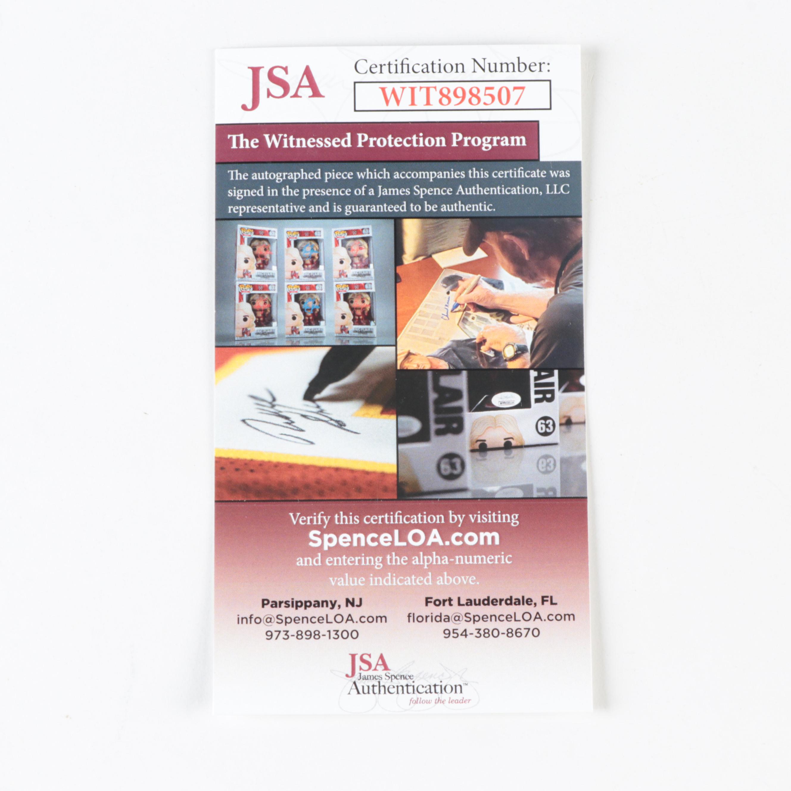 Indianapolis Colts Brandon Stokley Signed Football Jersey