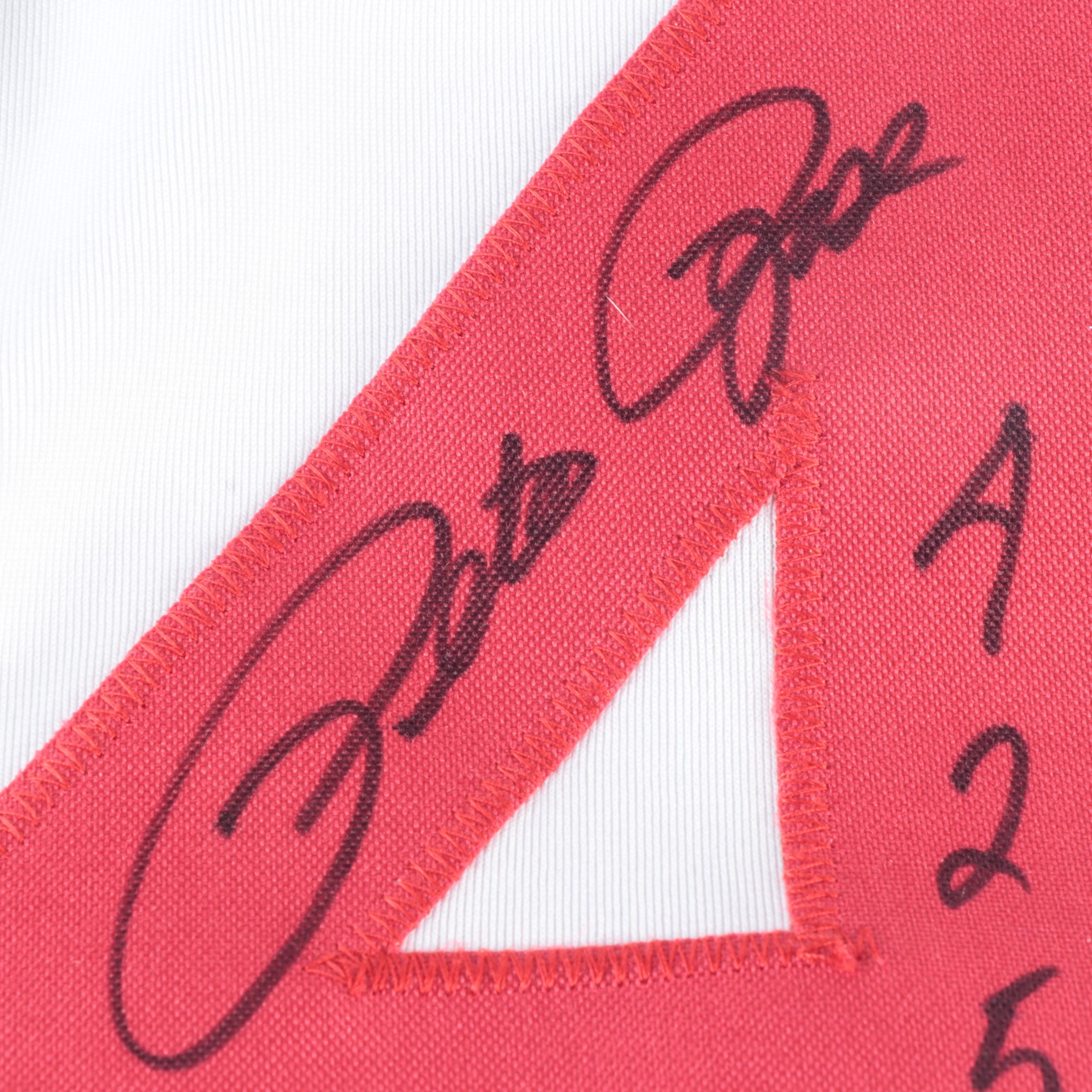 Cincinnati Reds Pete Rose Signed Career Stats Baseball Jersey