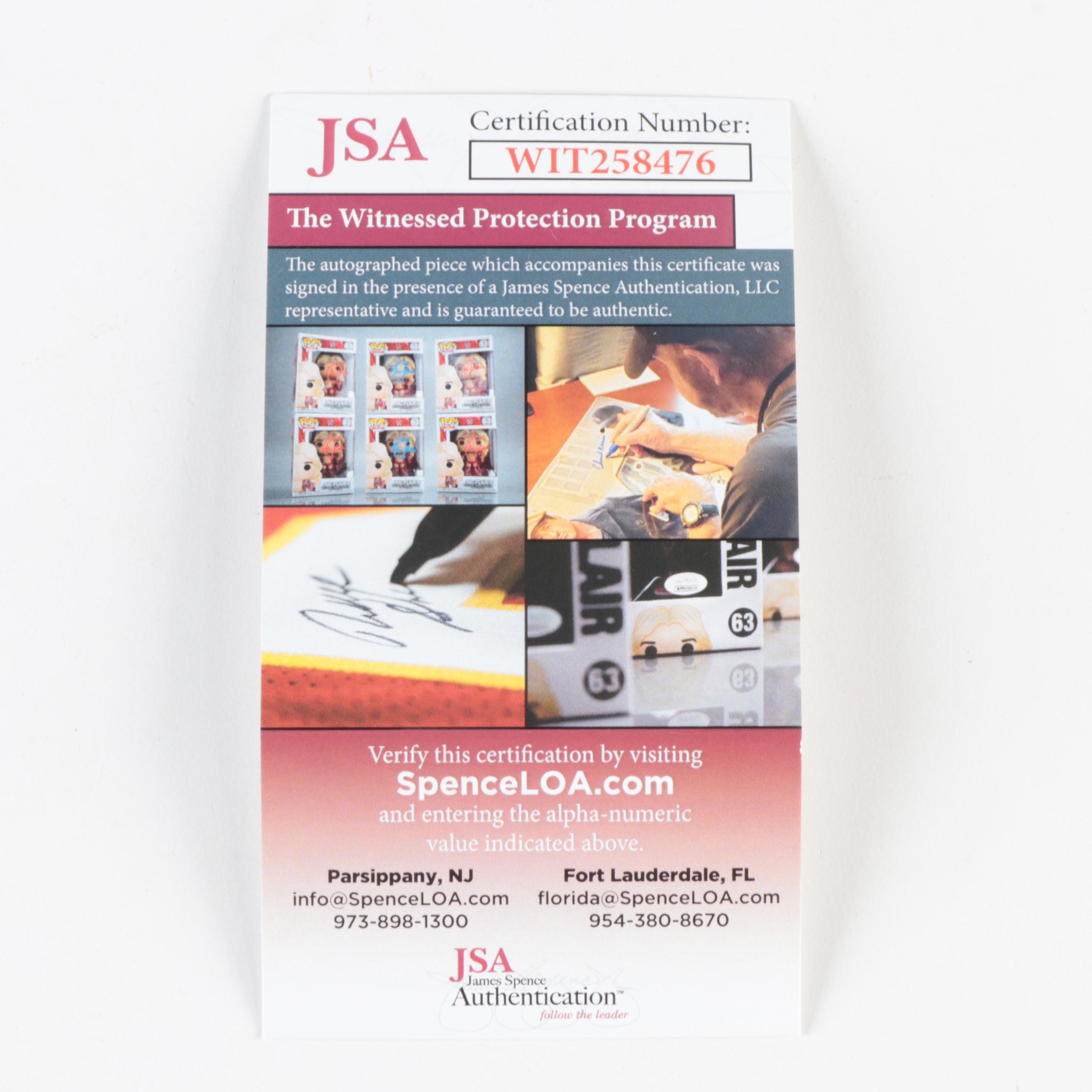 Minnesota Vikings Daunte Culpepper Signed Football Jersey