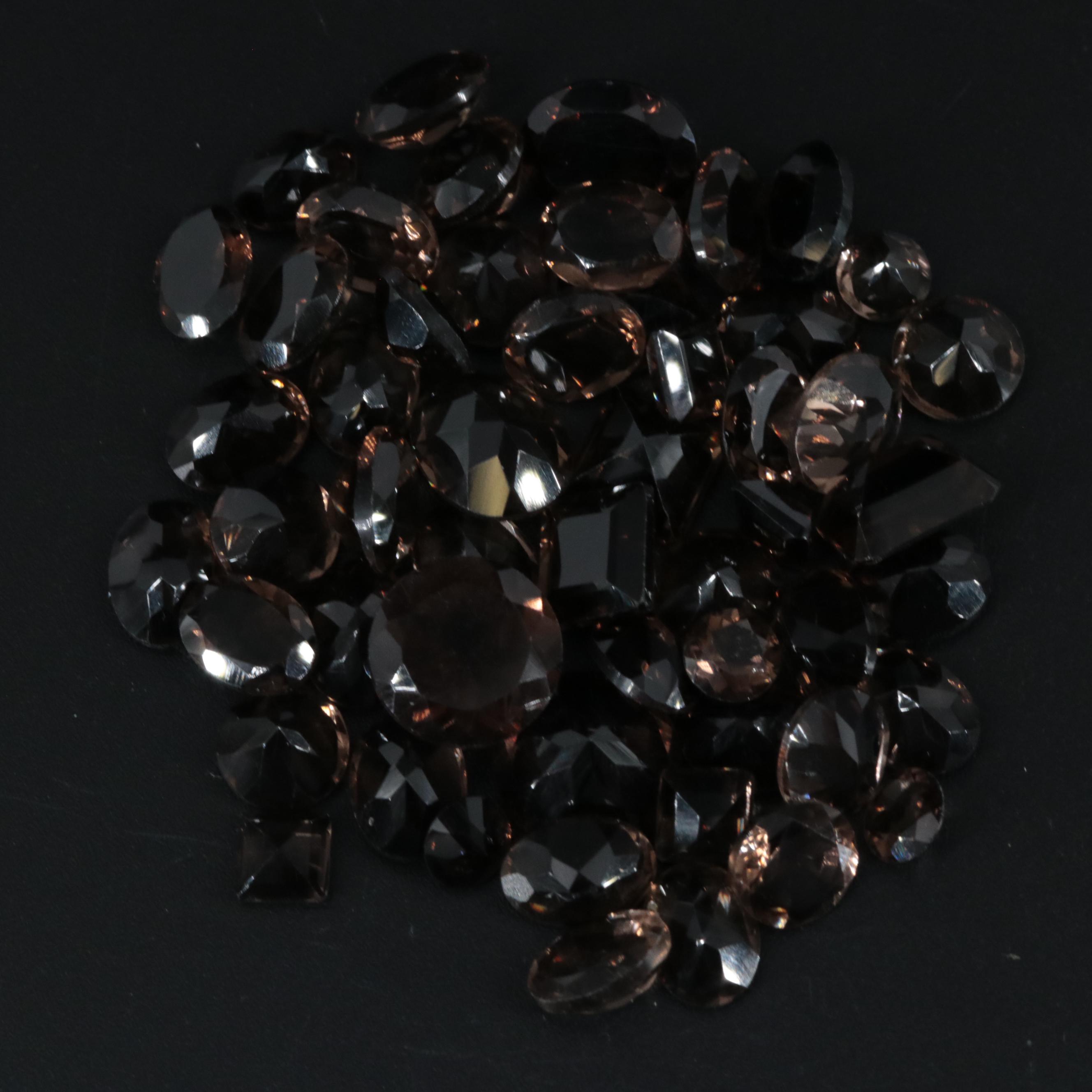 Loose 63.78 CTW Smoky Quartz