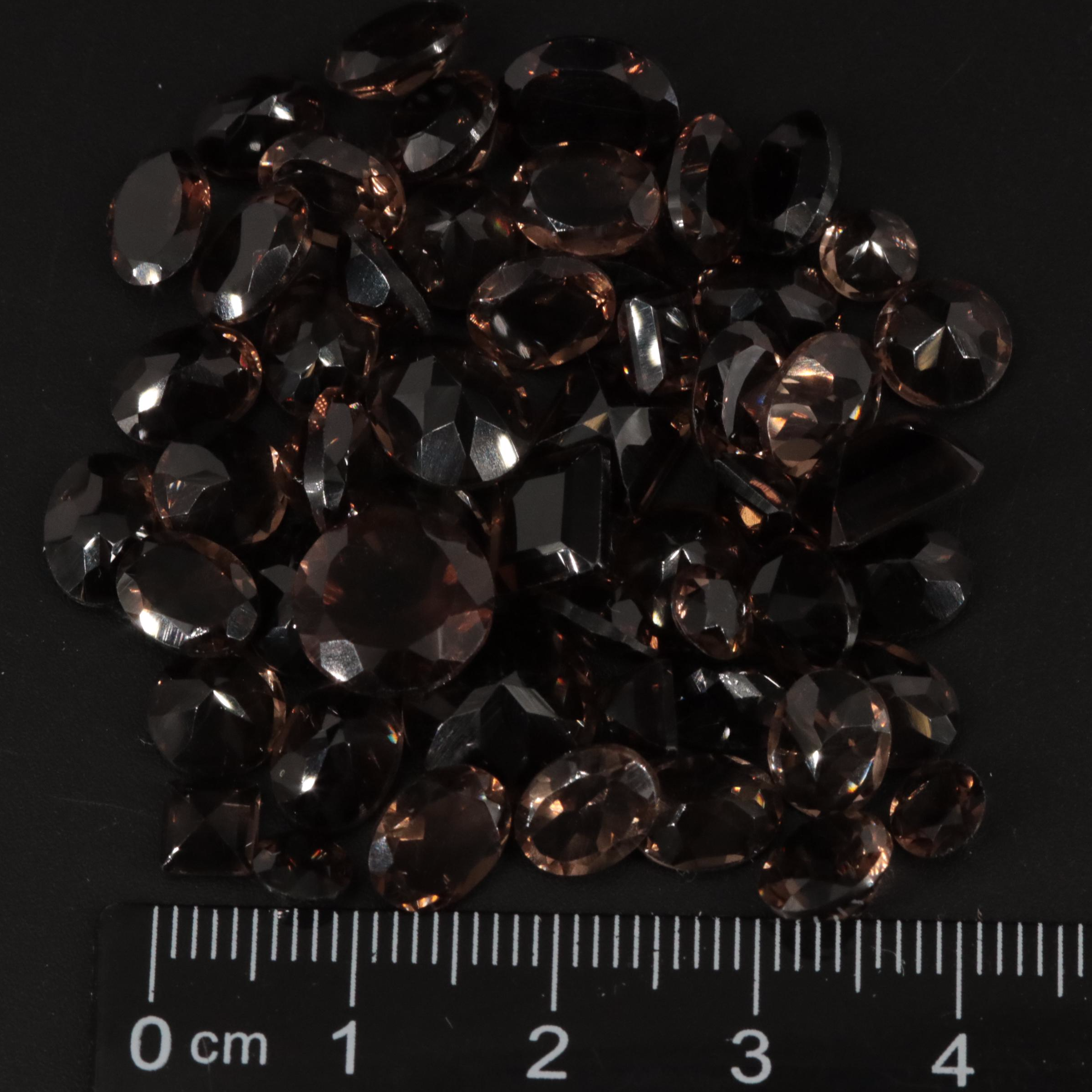Loose 63.78 CTW Smoky Quartz