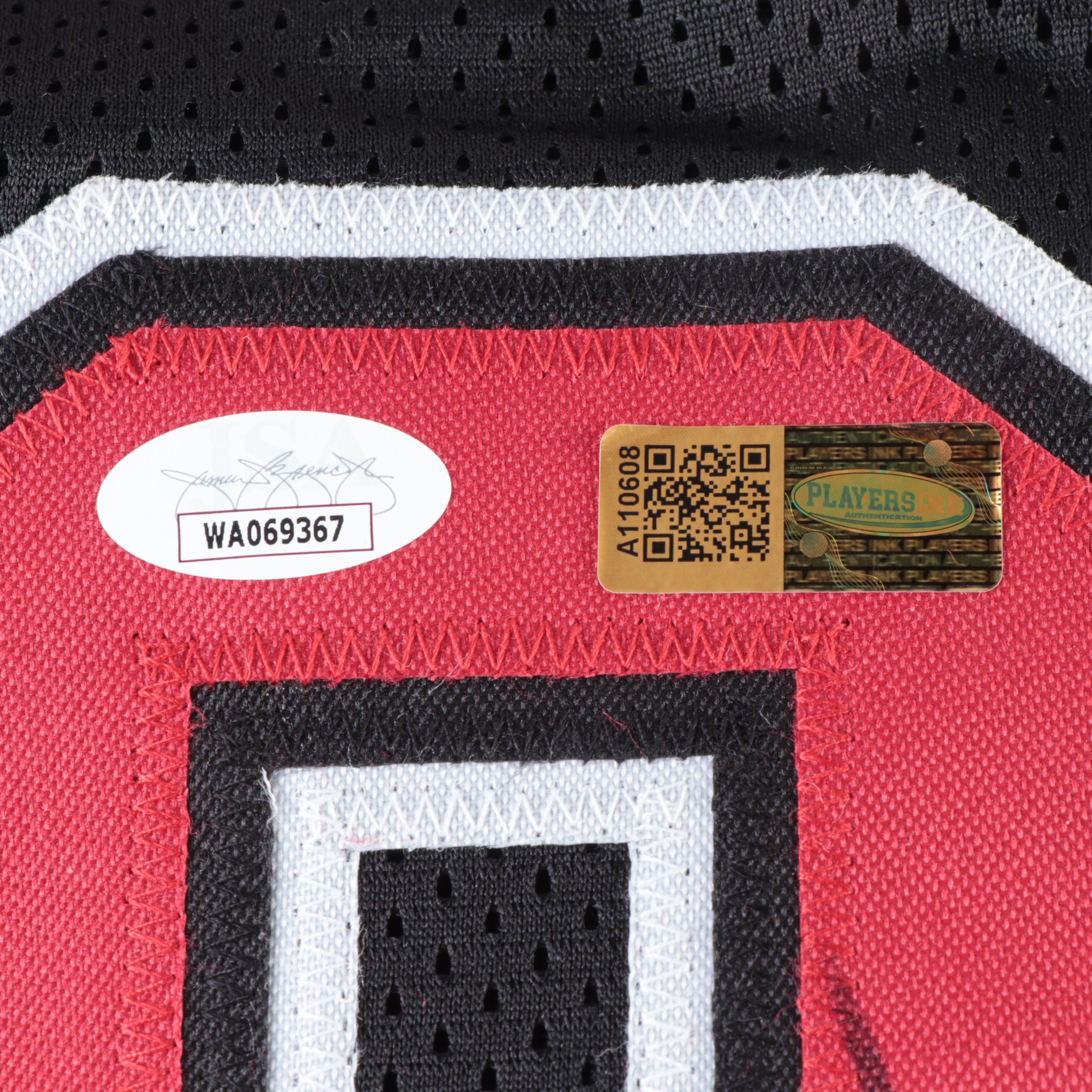 Chicago Bulls Dennis Rodman Signed Basketball Jersey