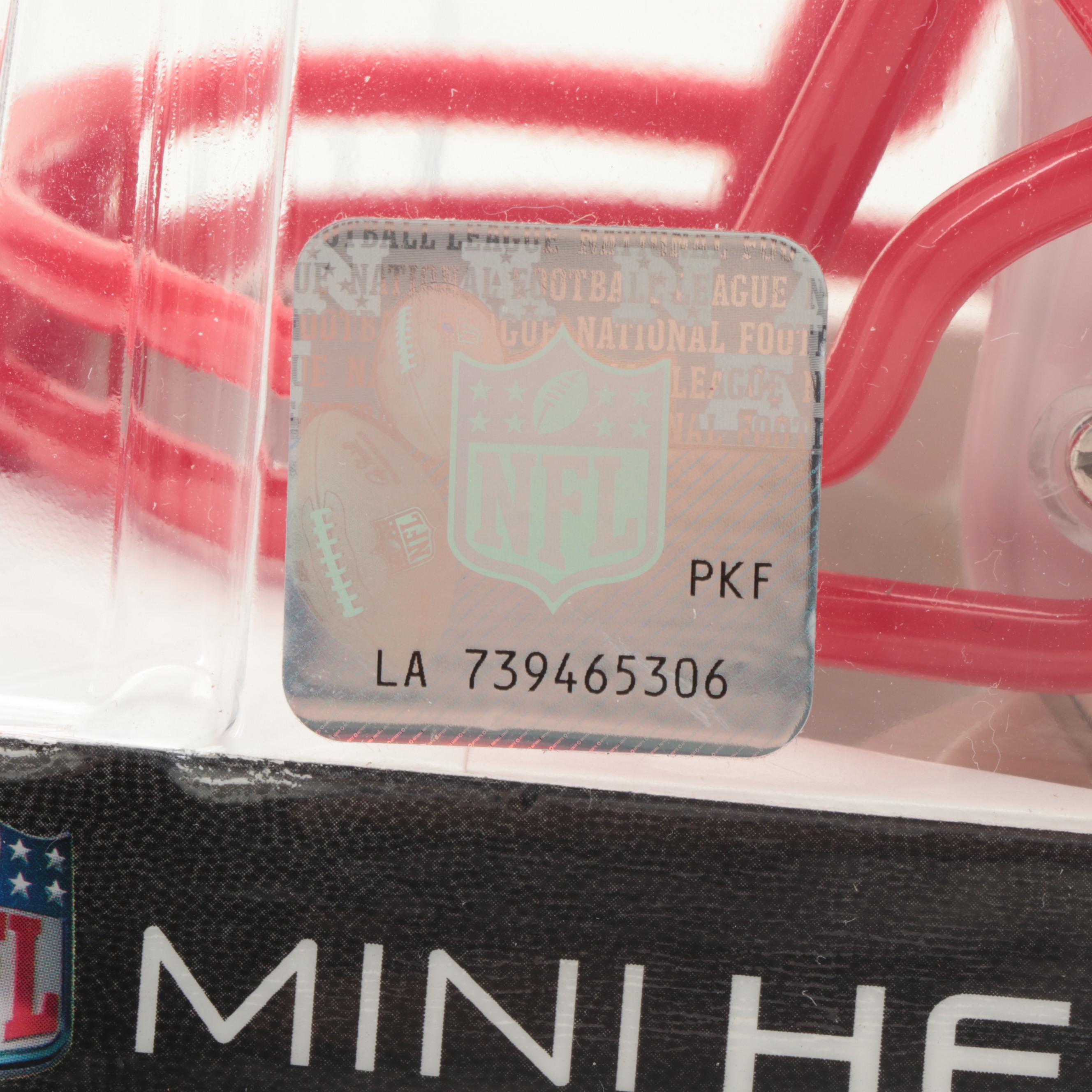 Houston Oilers Warren Moon Signed Riddell Mini Football Helmet