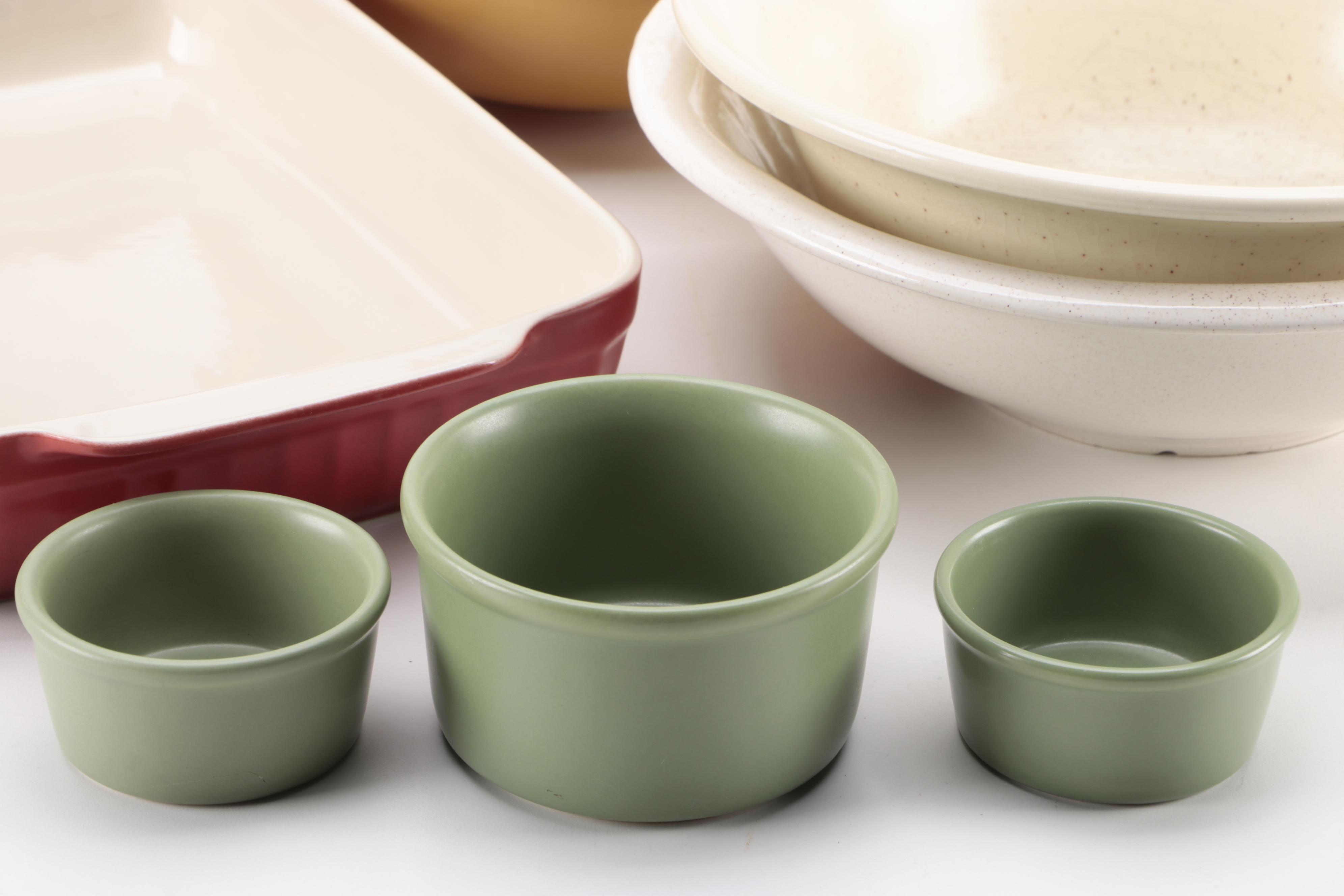 McCoy Pottery, The Neelys and Other Ceramic Bowls, Bakers and Tray