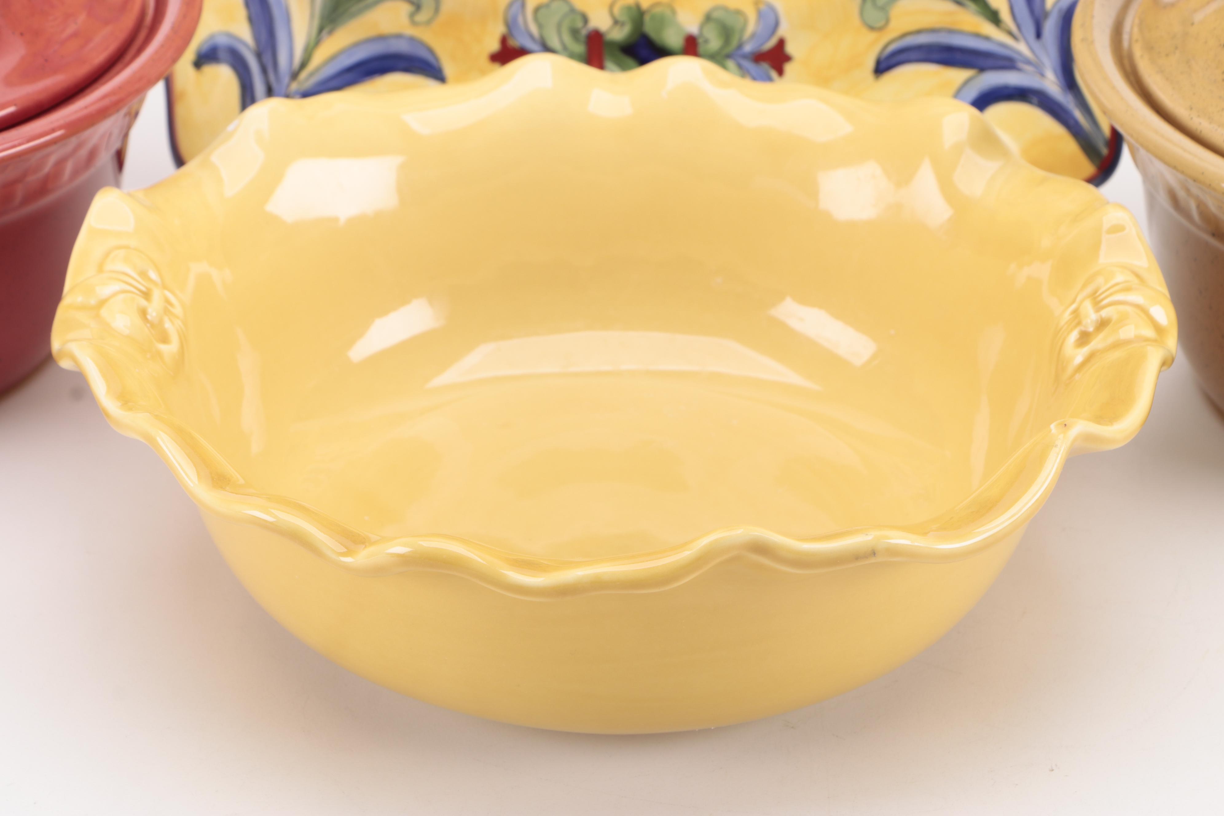 McCoy Pottery, The Neelys and Other Ceramic Bowls, Bakers and Tray