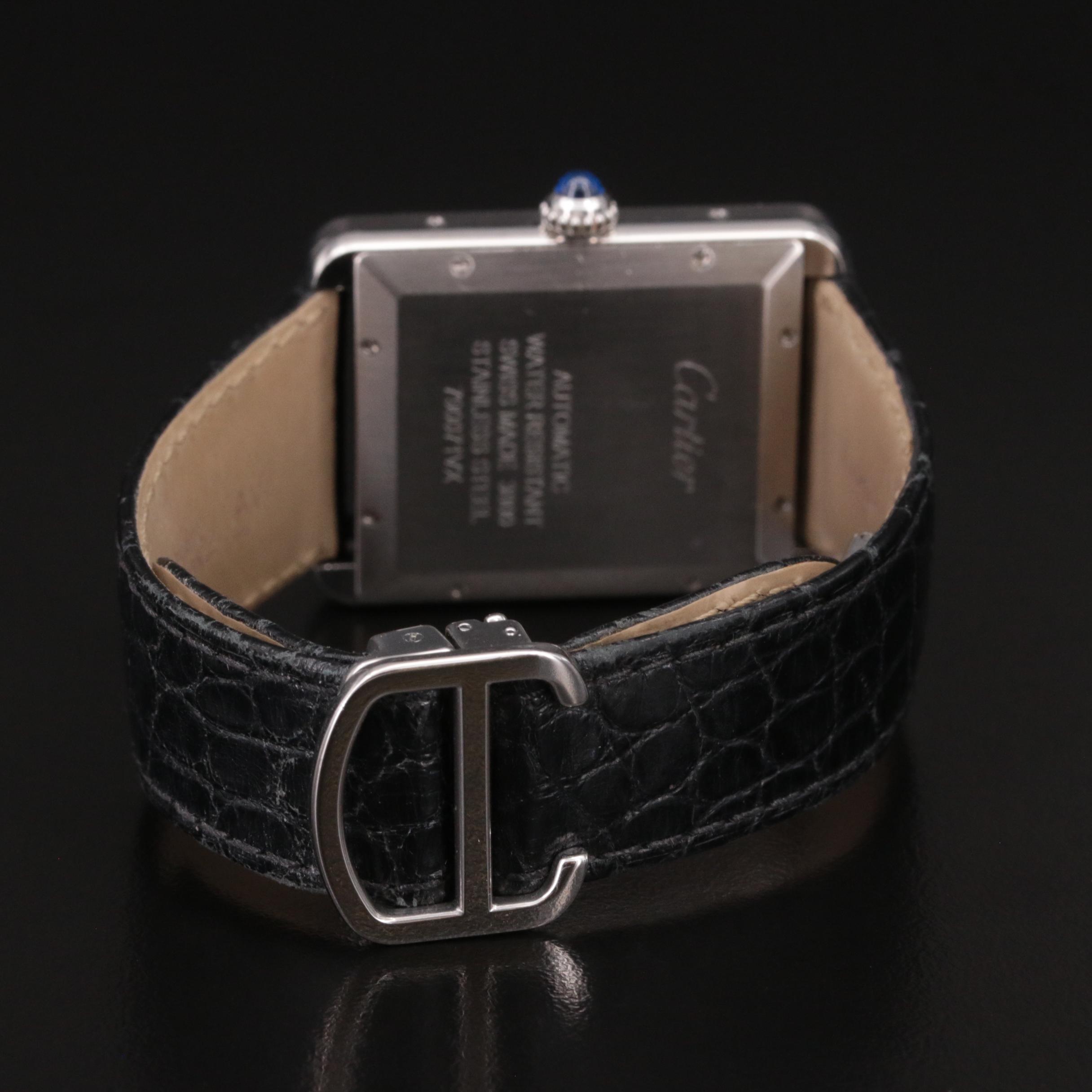 Cartier Tank Solo Automatic Stainless Steel Watch