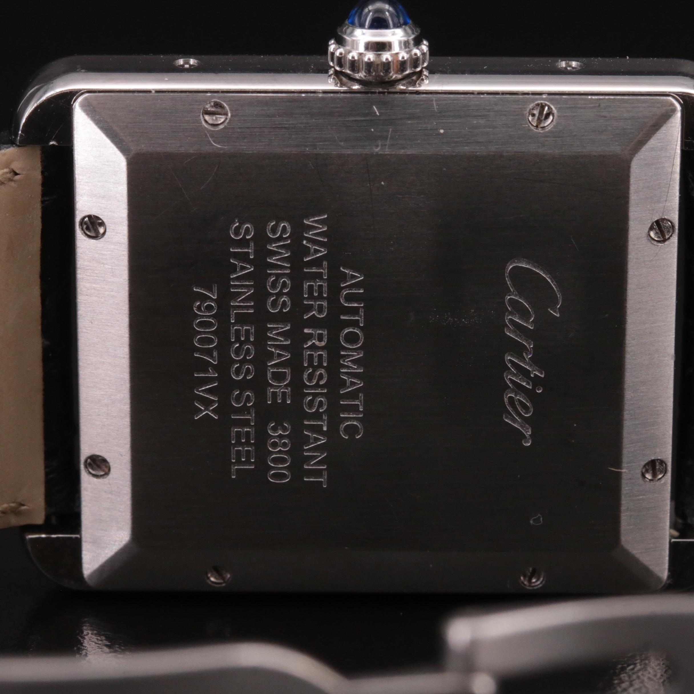 Cartier Tank Solo Automatic Stainless Steel Watch