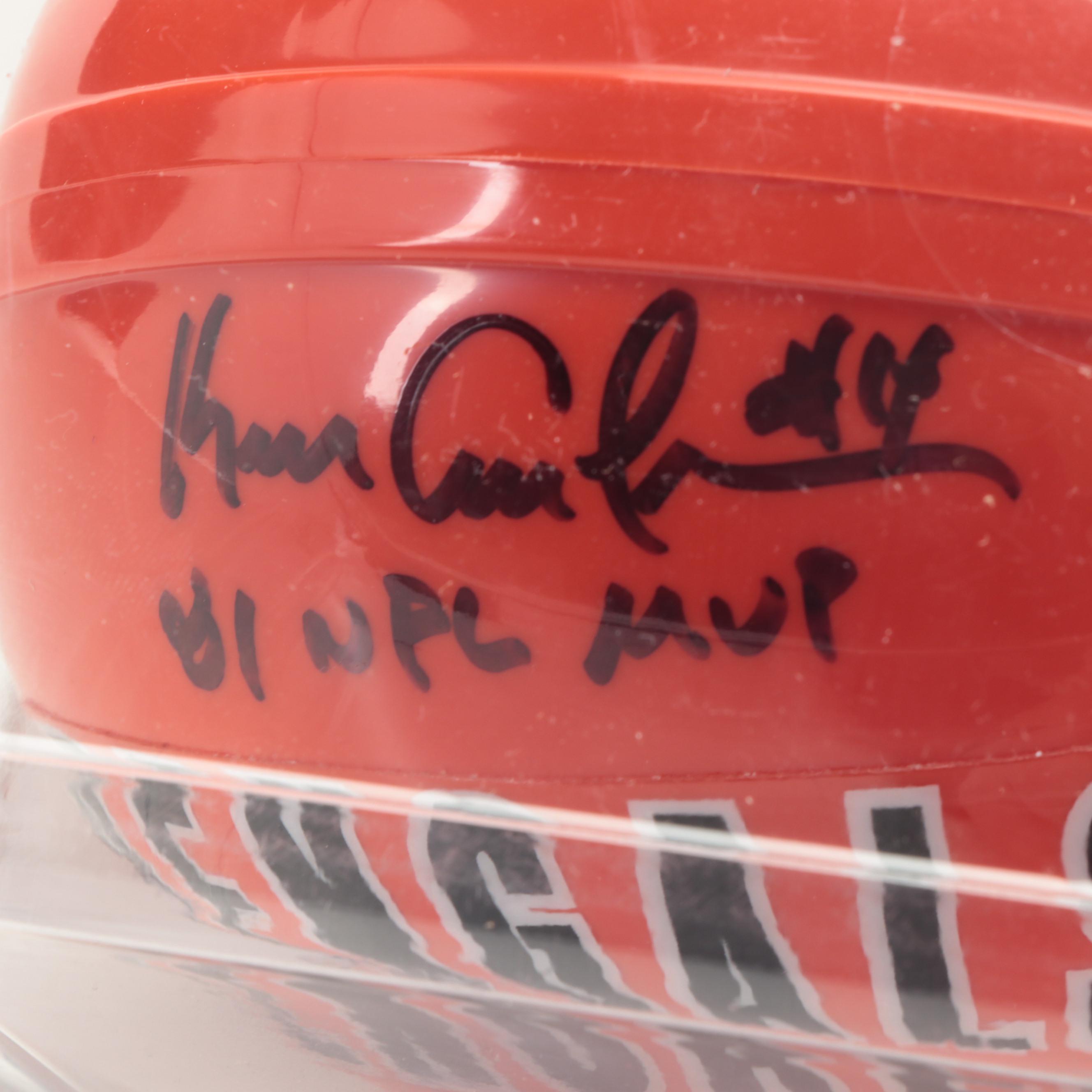 Cincinnati Bengals Ken Anderson Signed Riddell Mini Football Helmet