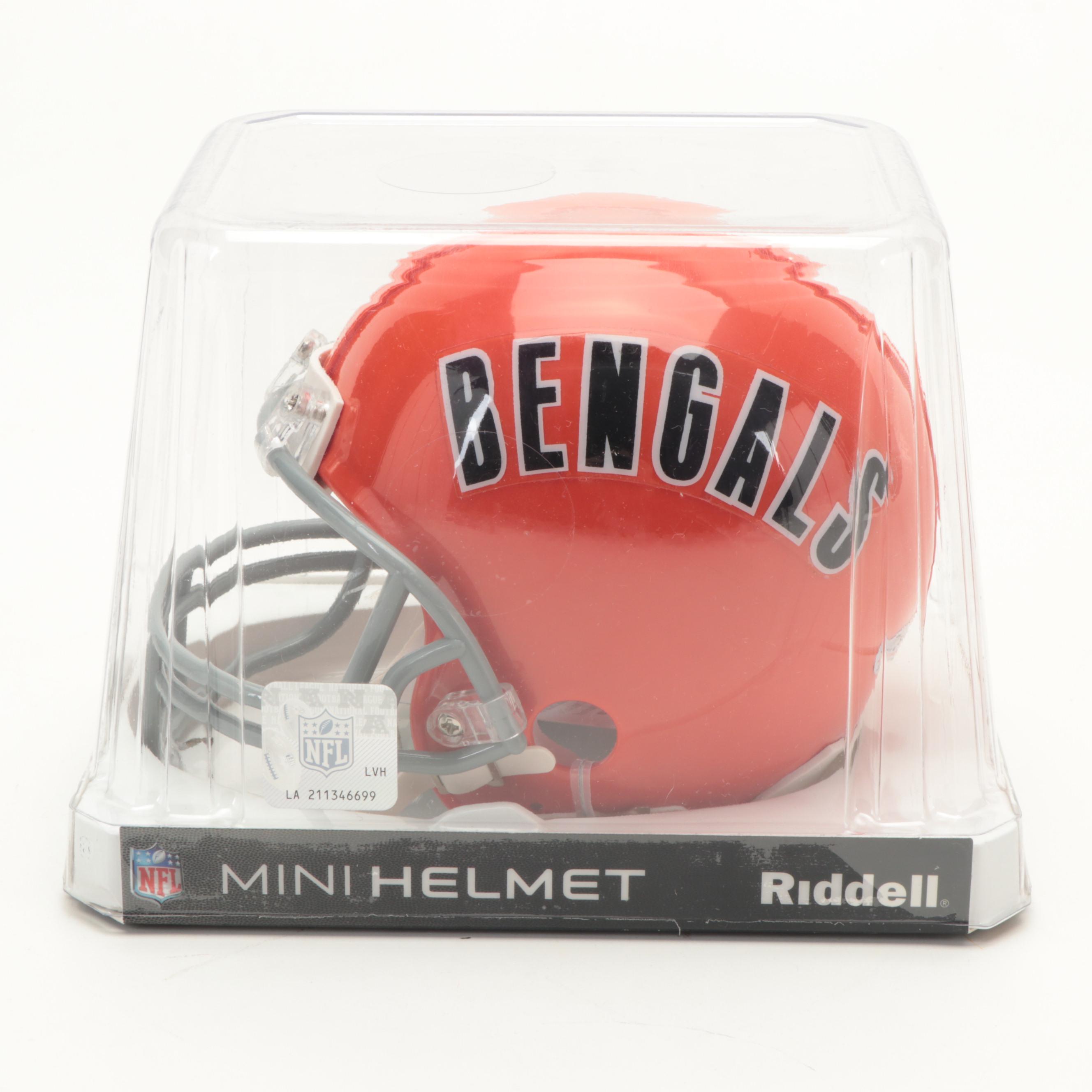 Cincinnati Bengals Ken Anderson Signed Riddell Mini Football Helmet