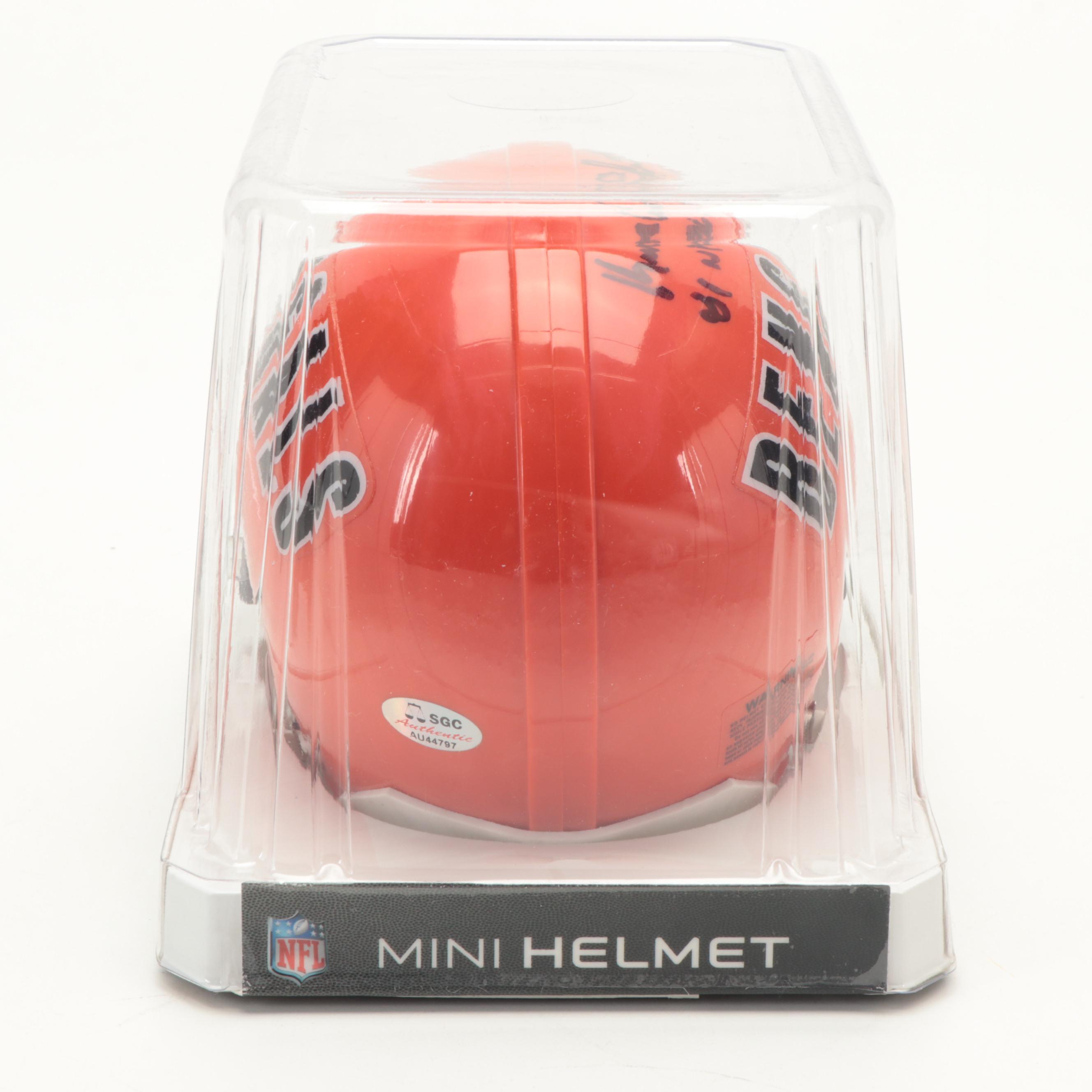 Cincinnati Bengals Ken Anderson Signed Riddell Mini Football Helmet