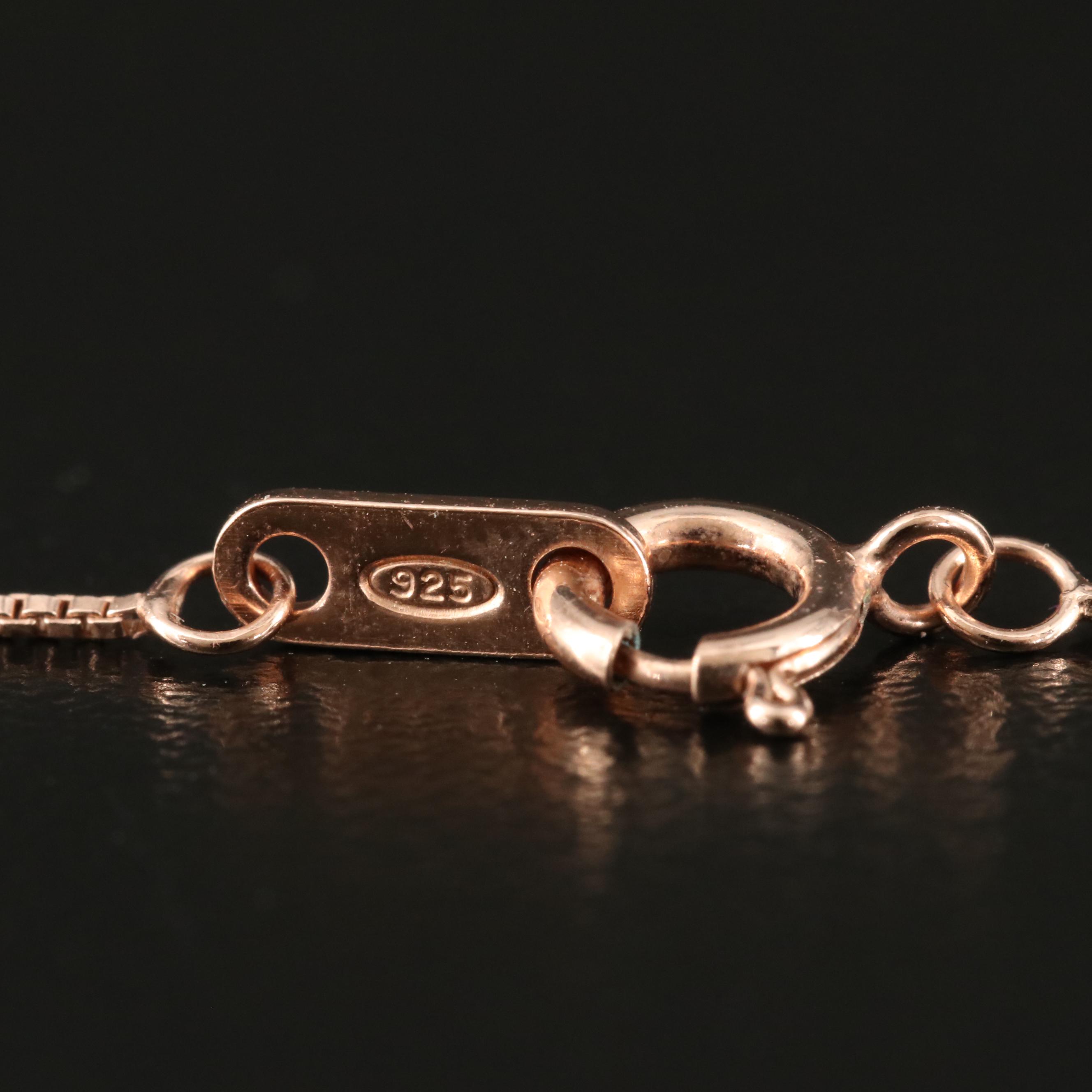 Sterling Diamond Heart Necklace